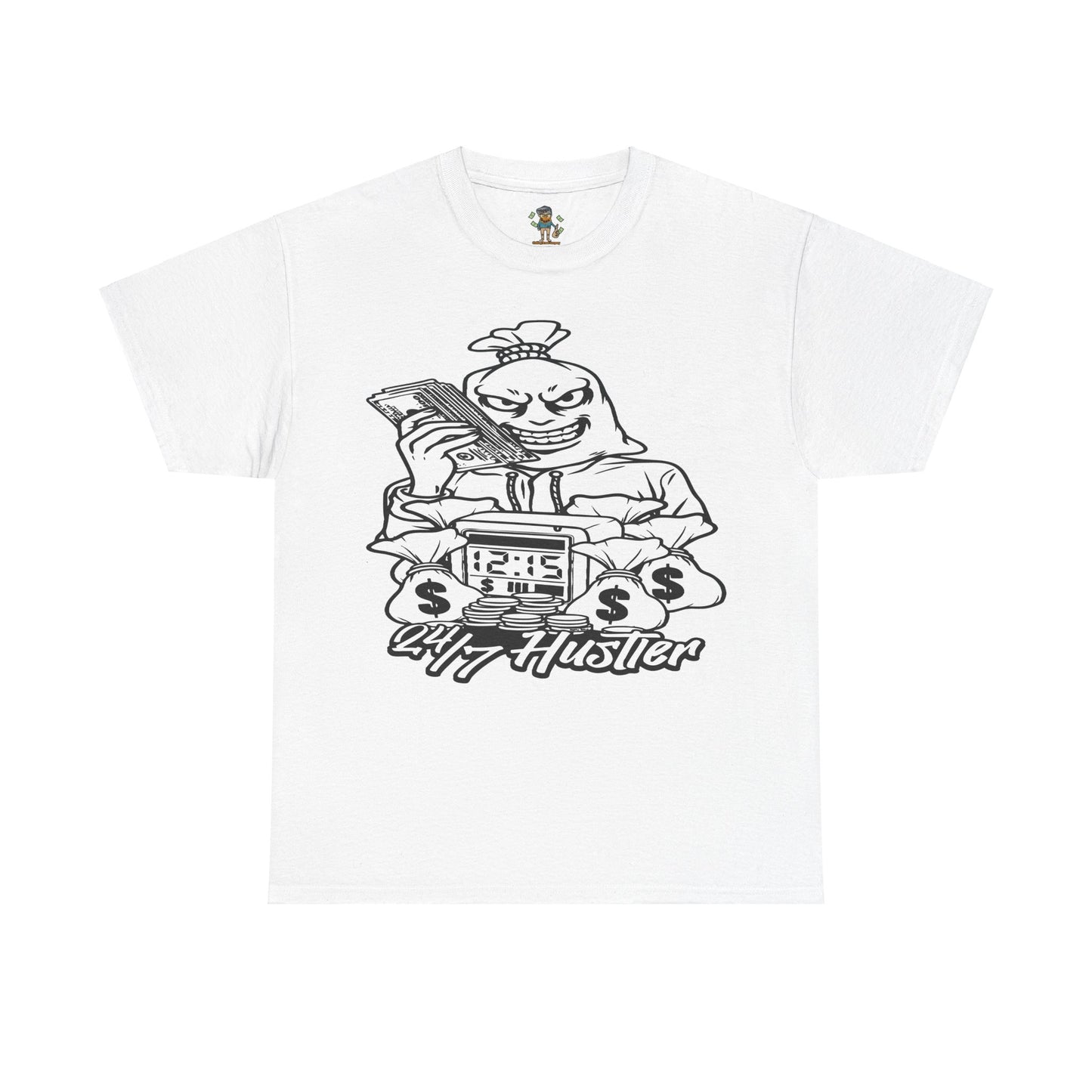 24/7 Hustler Heavy Cotton Tee