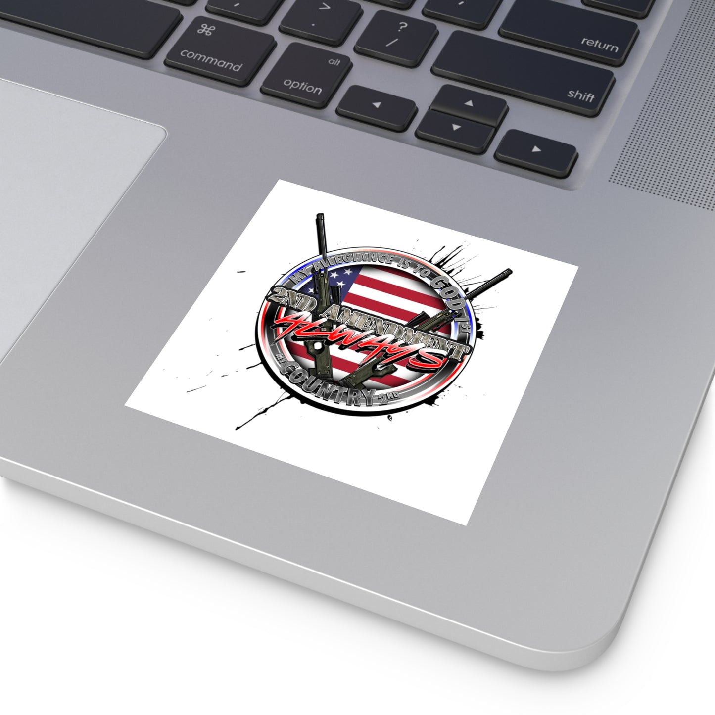 2nd Amendment Square Vinyl Stickers