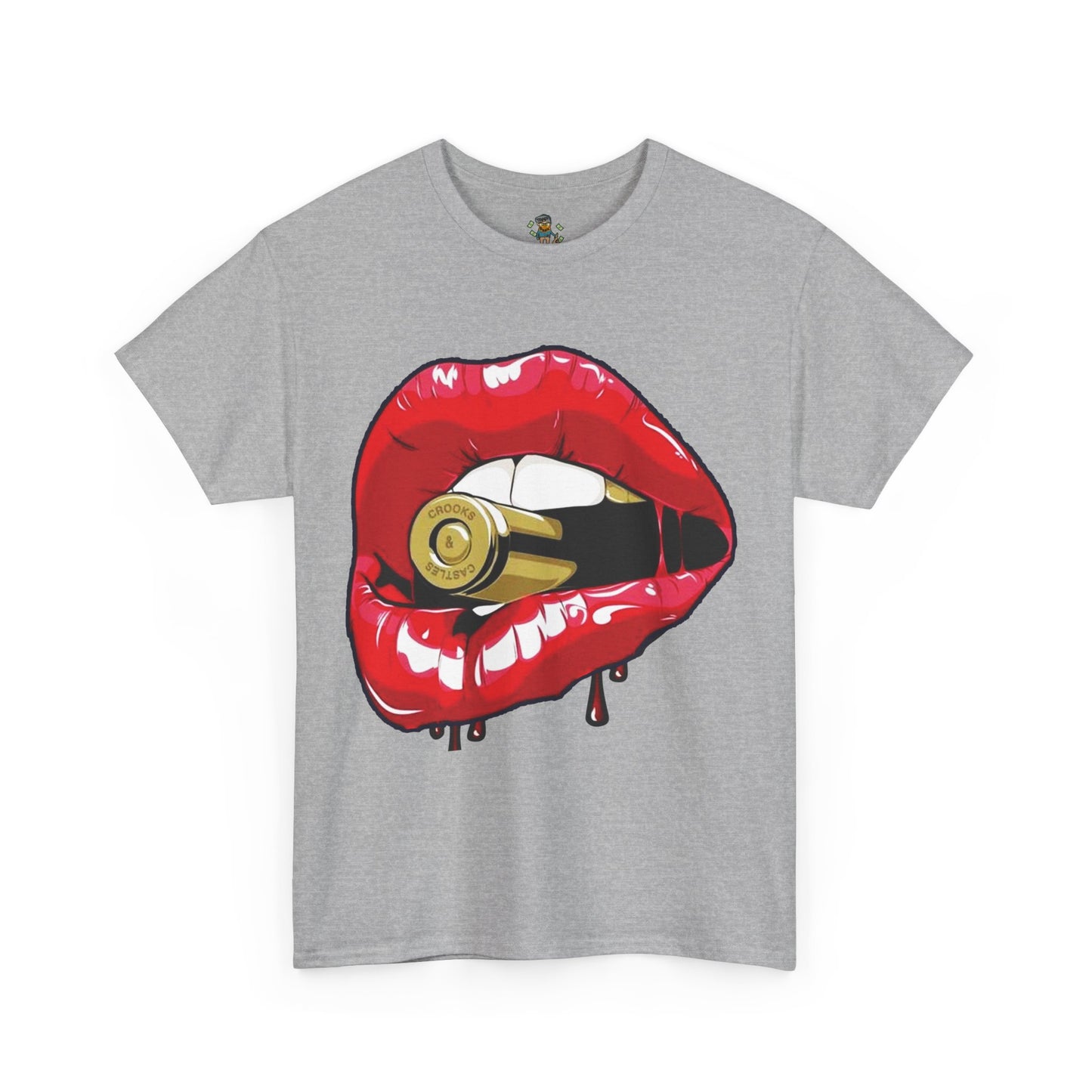 Edgy Lips and Bullet- Streetwear Style