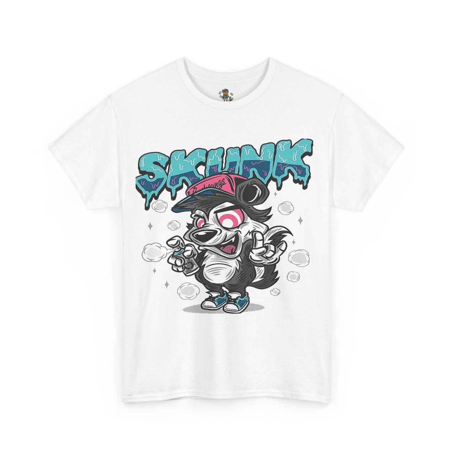 retro skunk classic t shirt