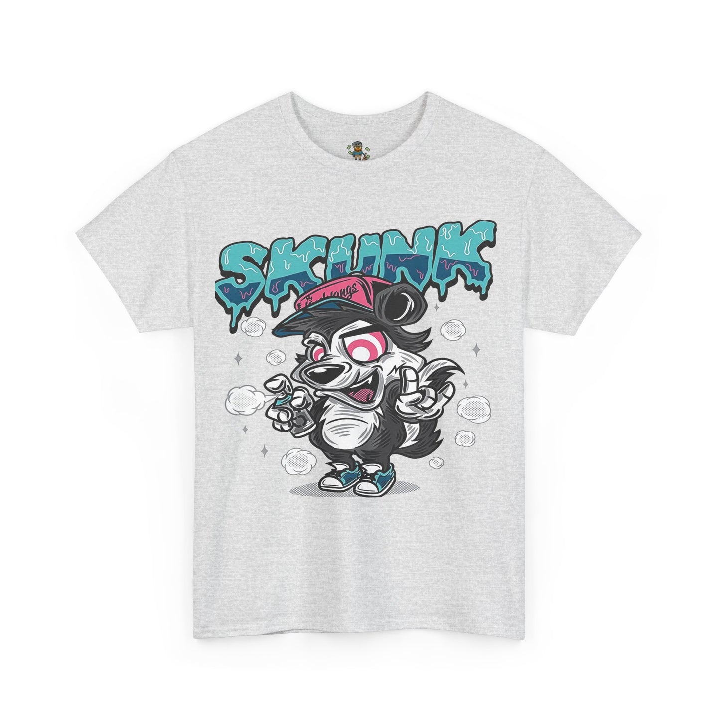 retro skunk classic t shirt