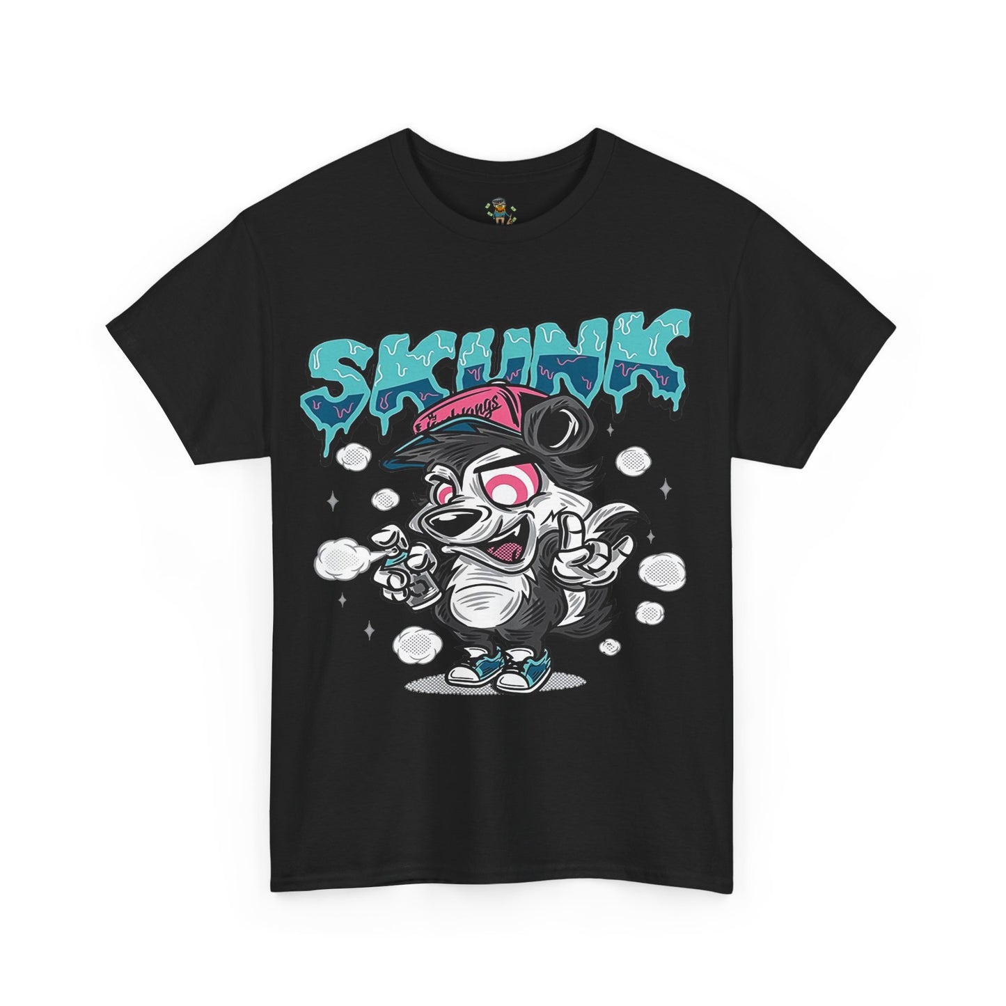 retro skunk classic t shirt