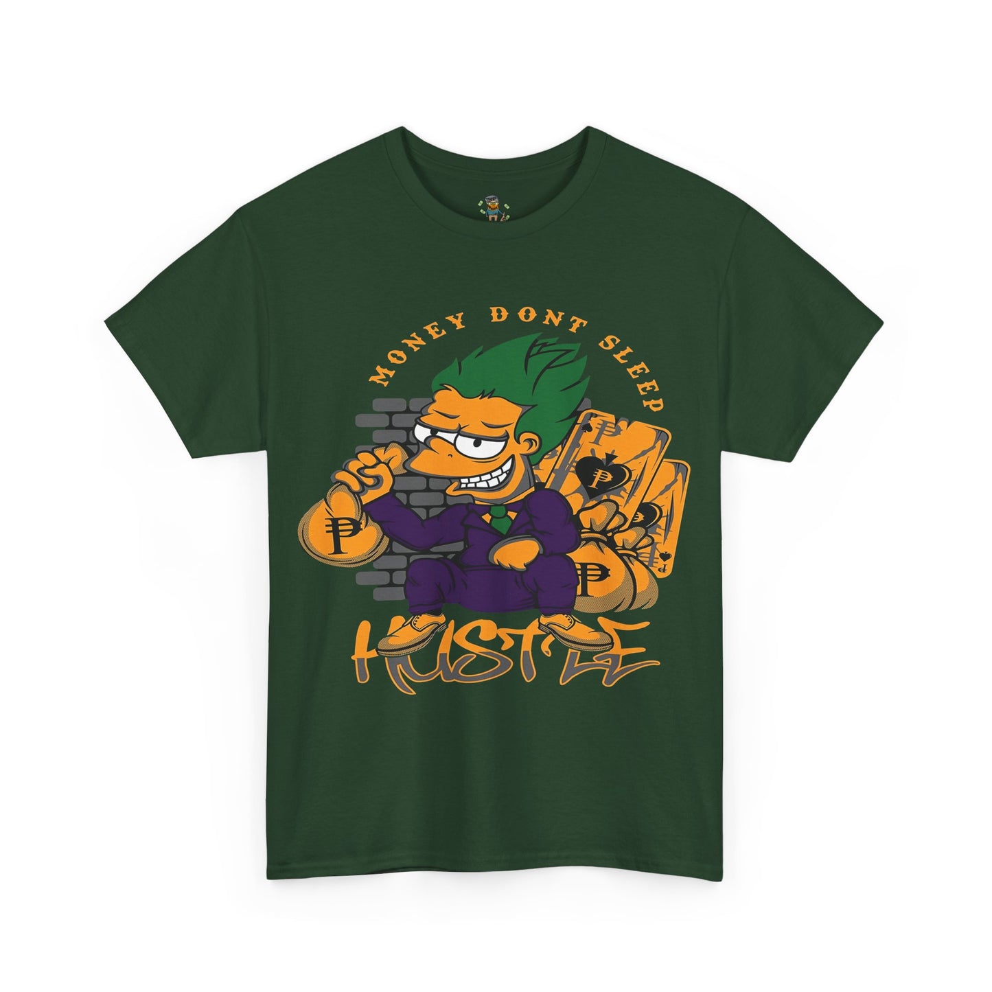 Money Don't Sleep' Graphic Tee for Hustlers