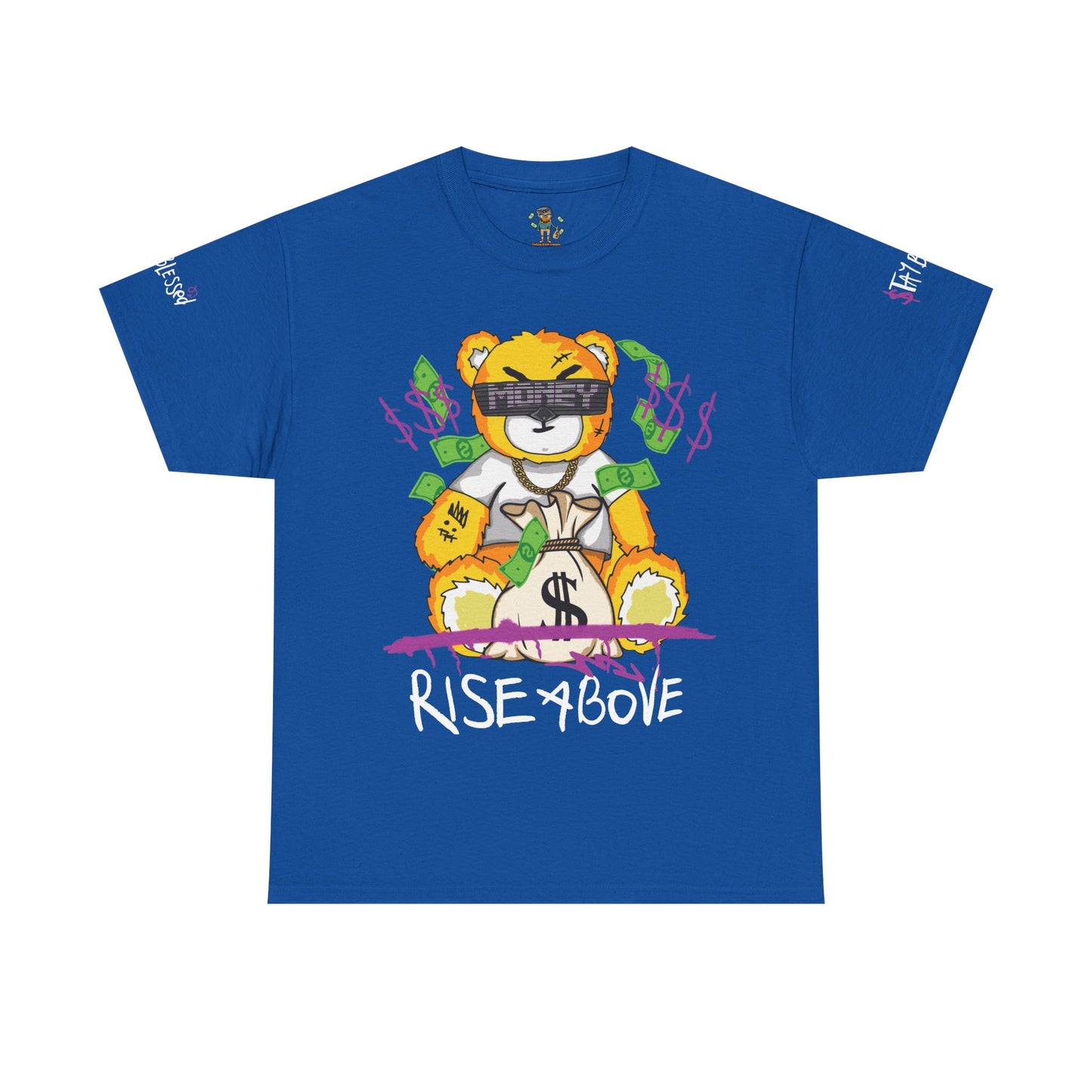 Rise Above Bear Heavy Cotton Tee