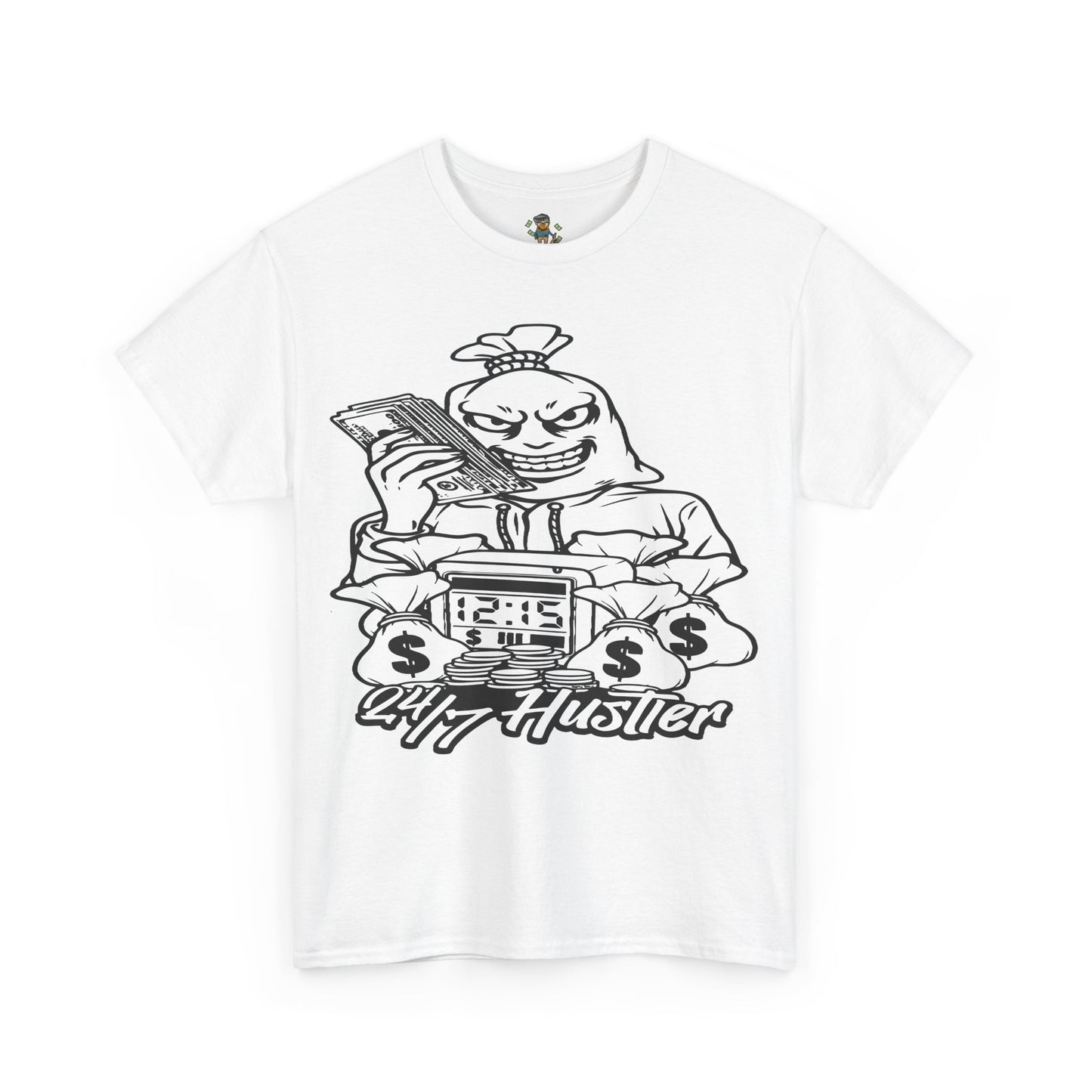 24/7 Hustler Heavy Cotton Tee