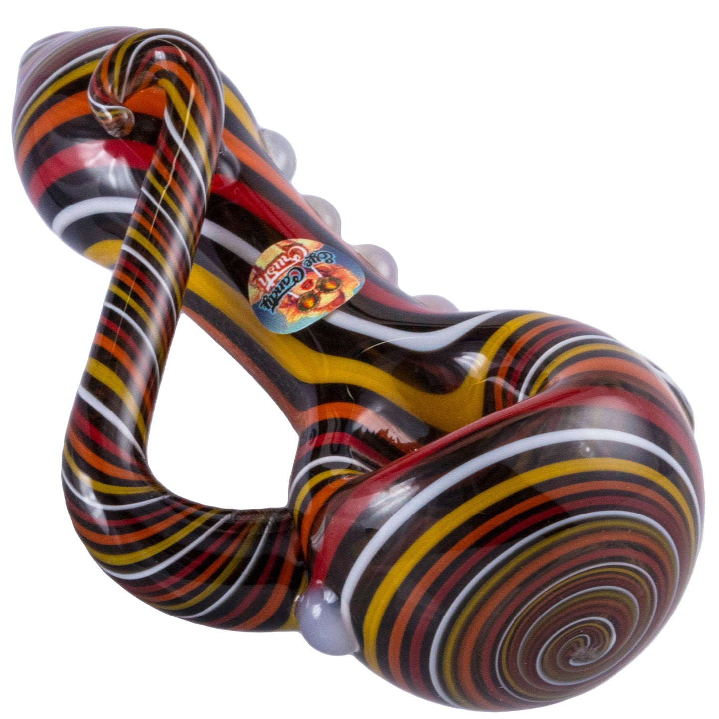 Crush Eye Candy Crayon Tusk Hand Pipe - Carbureted Glass, Various Colors