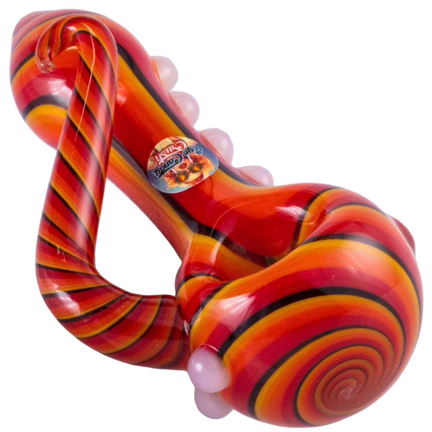 Crush Eye Candy Crayon Tusk Hand Pipe - Carbureted Glass, Various Colors