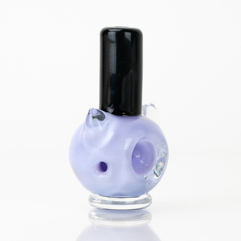 Saki Bomb Kitty Purple Nail Polish Dry Pipe