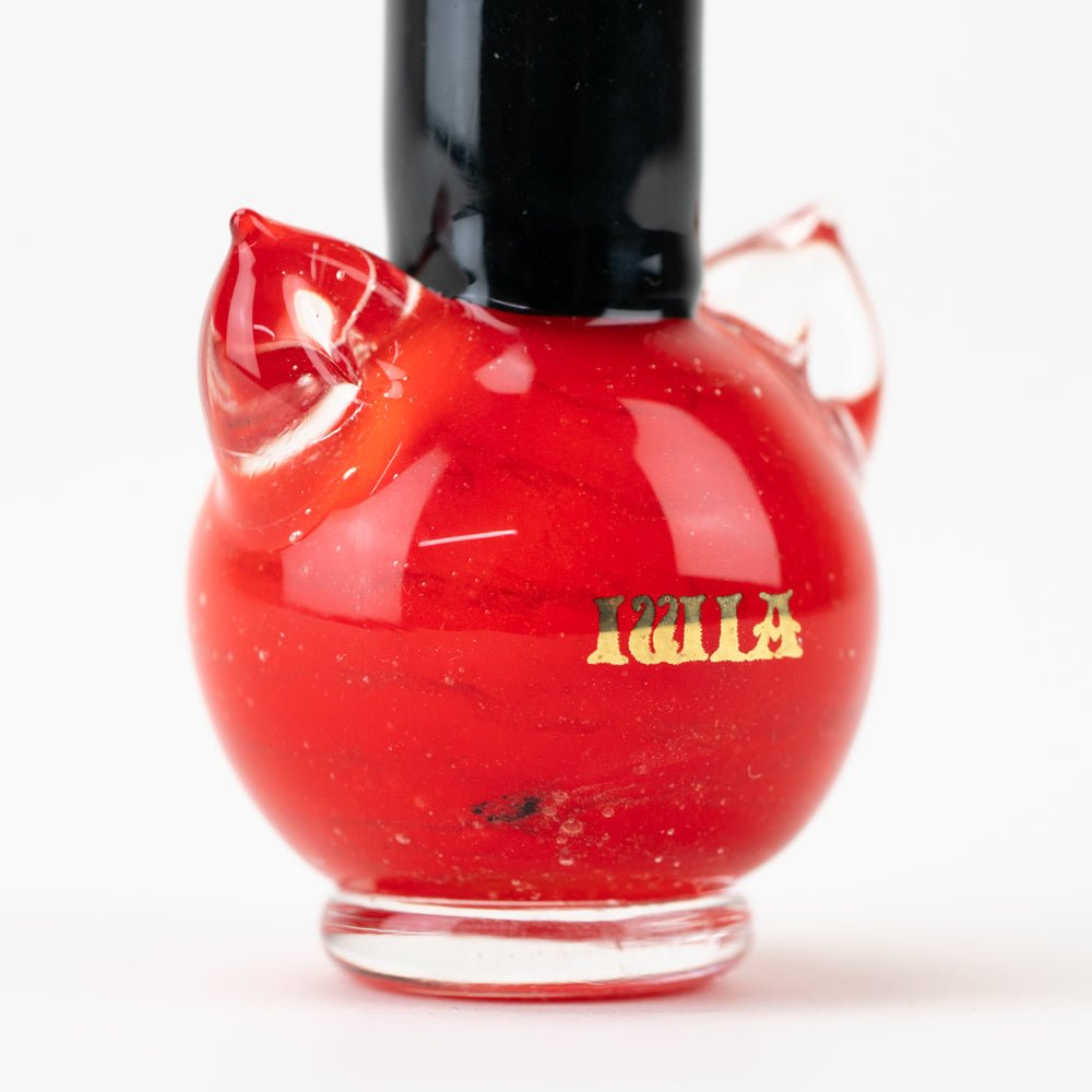 Saki Bomb Kitty Red Nail Polish Dry Pipe