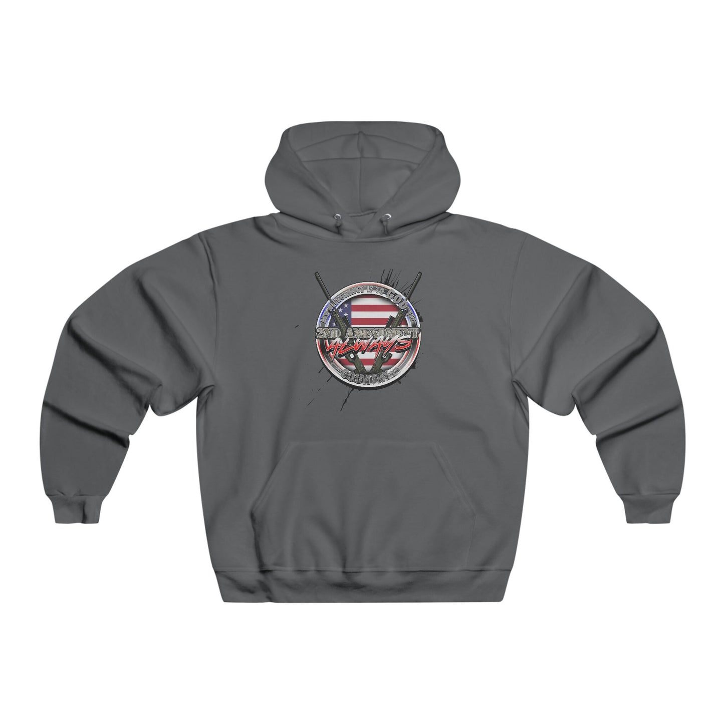 My allegiance is god 1st my country 2nd Hooded Sweatshirt