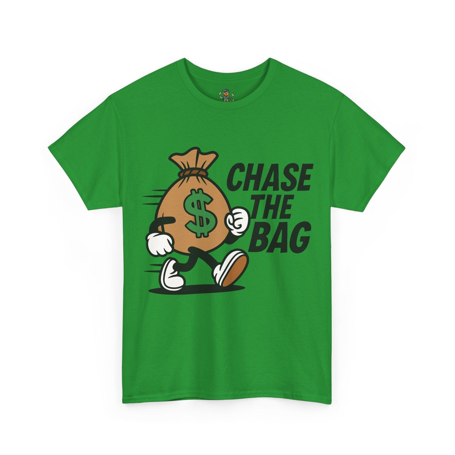 Chase the Bag T-Shirt — Funny Money Bag Graphic Tee