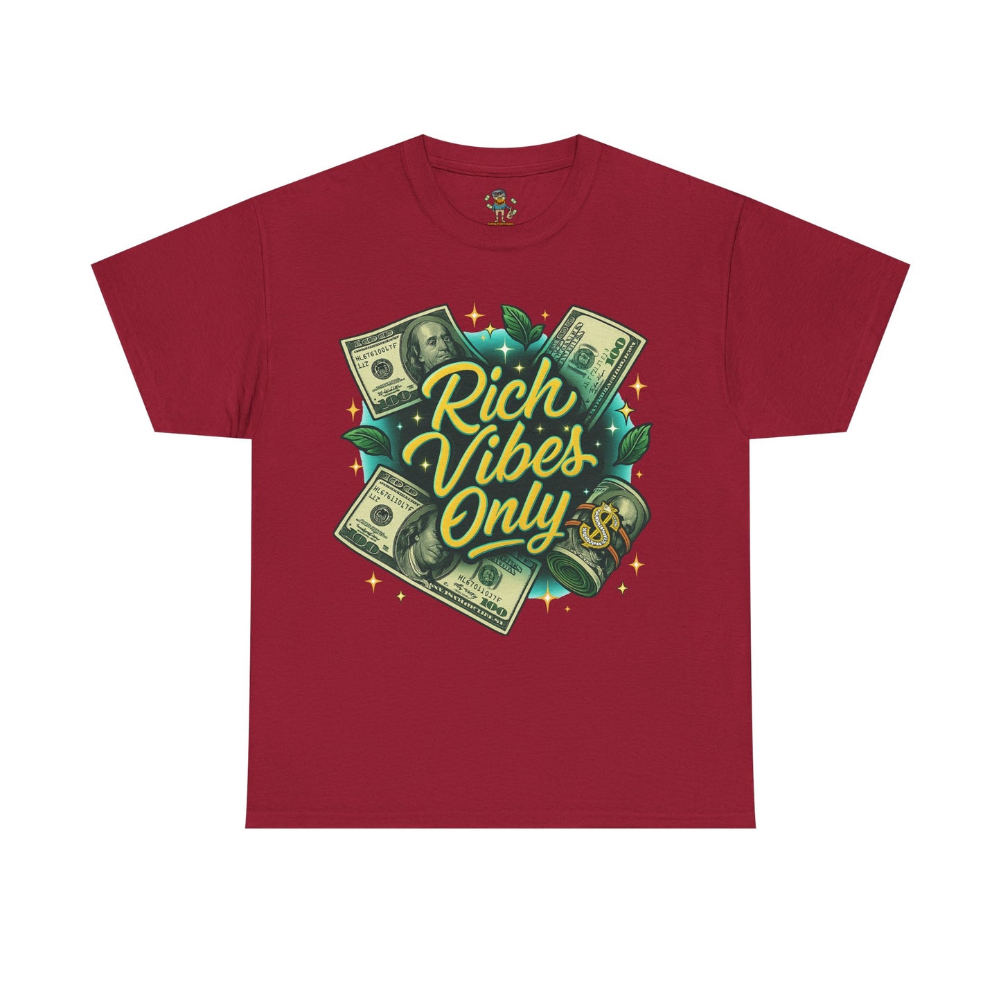 Rich Vibes Only Tee, Motivational Streetwear