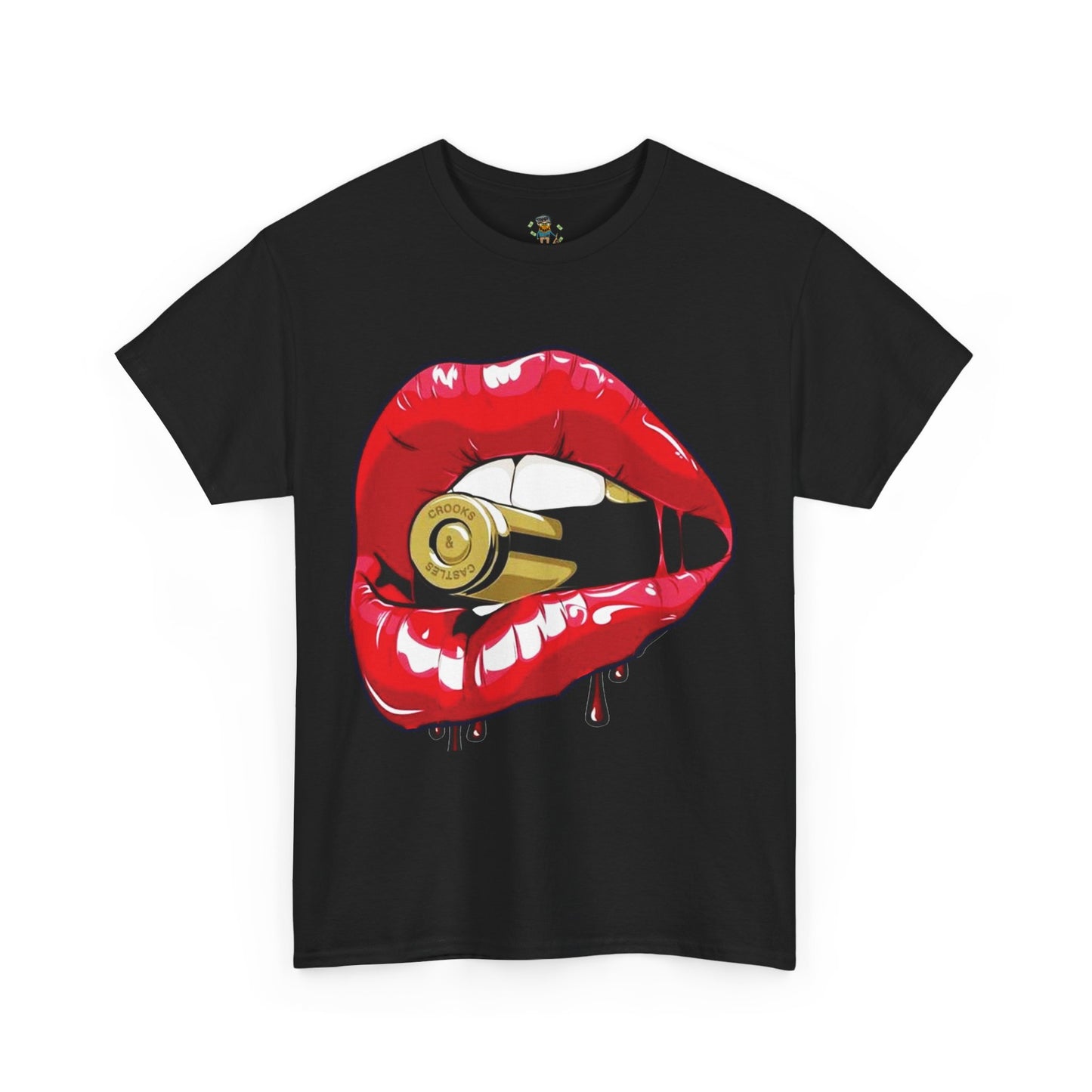 Edgy Lips and Bullet- Streetwear Style