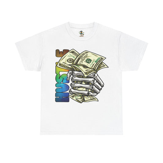 Hustle Cotton Tee - Motivational Graphic Shirt