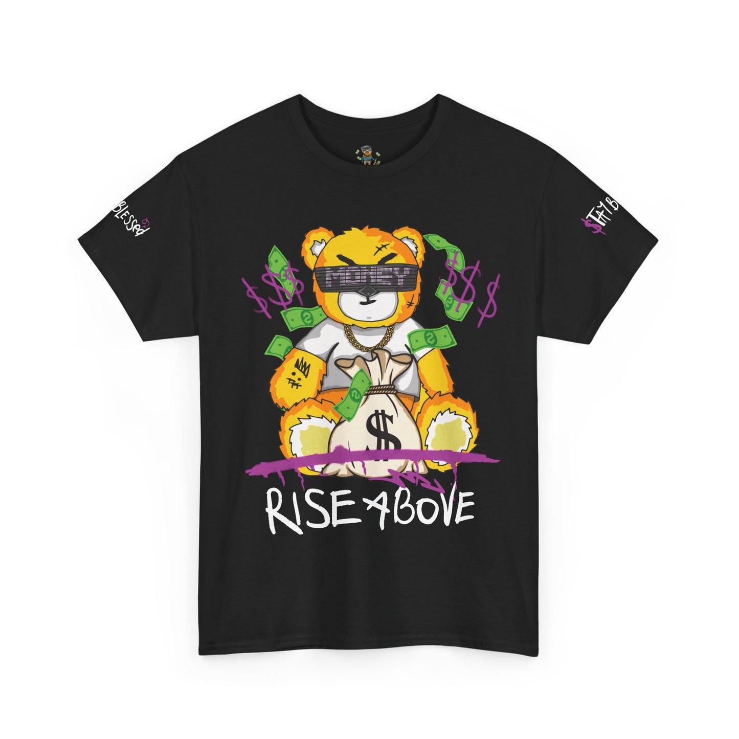 Rise Above Bear Cotton Tee