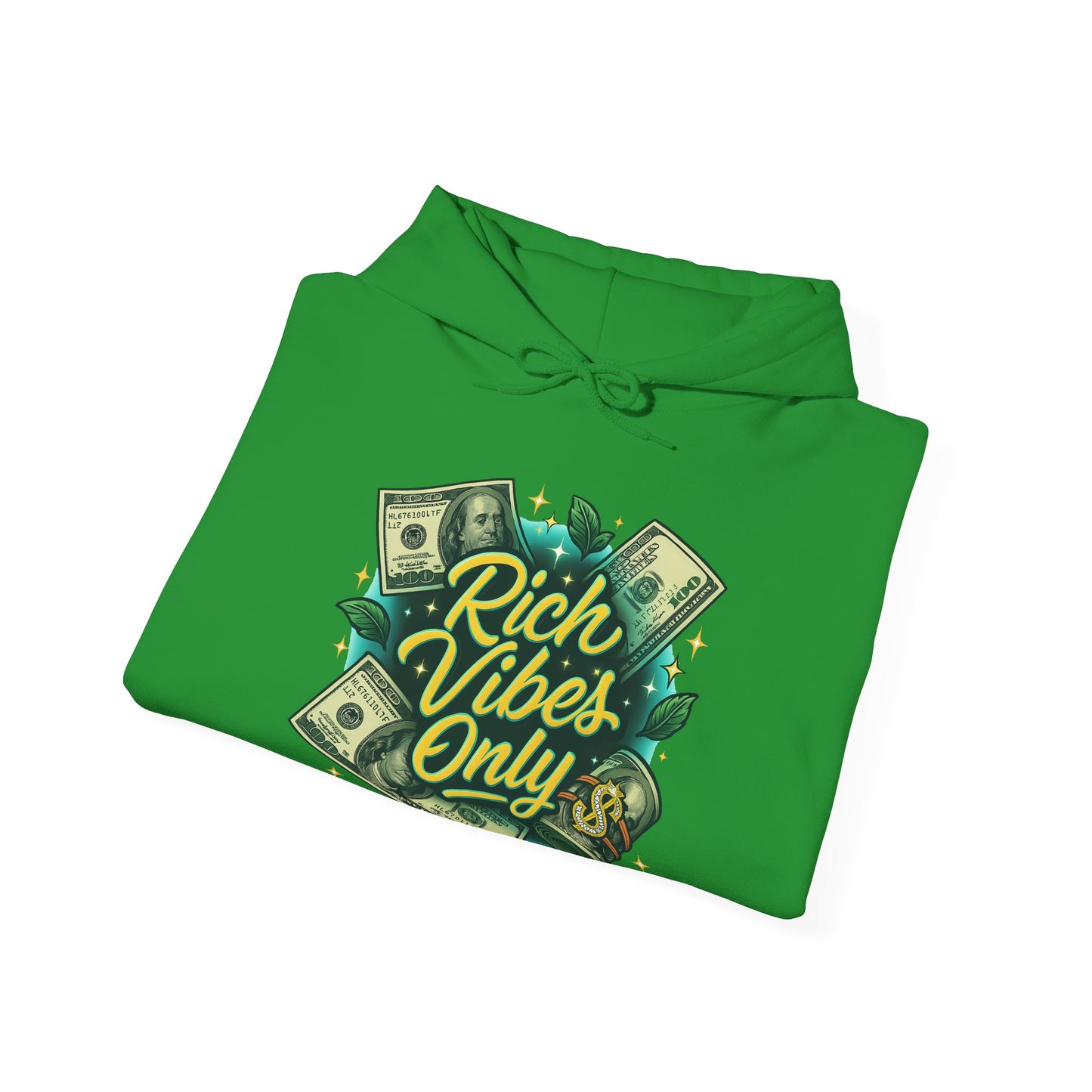 Hoodie - "Rich Vibes Only"