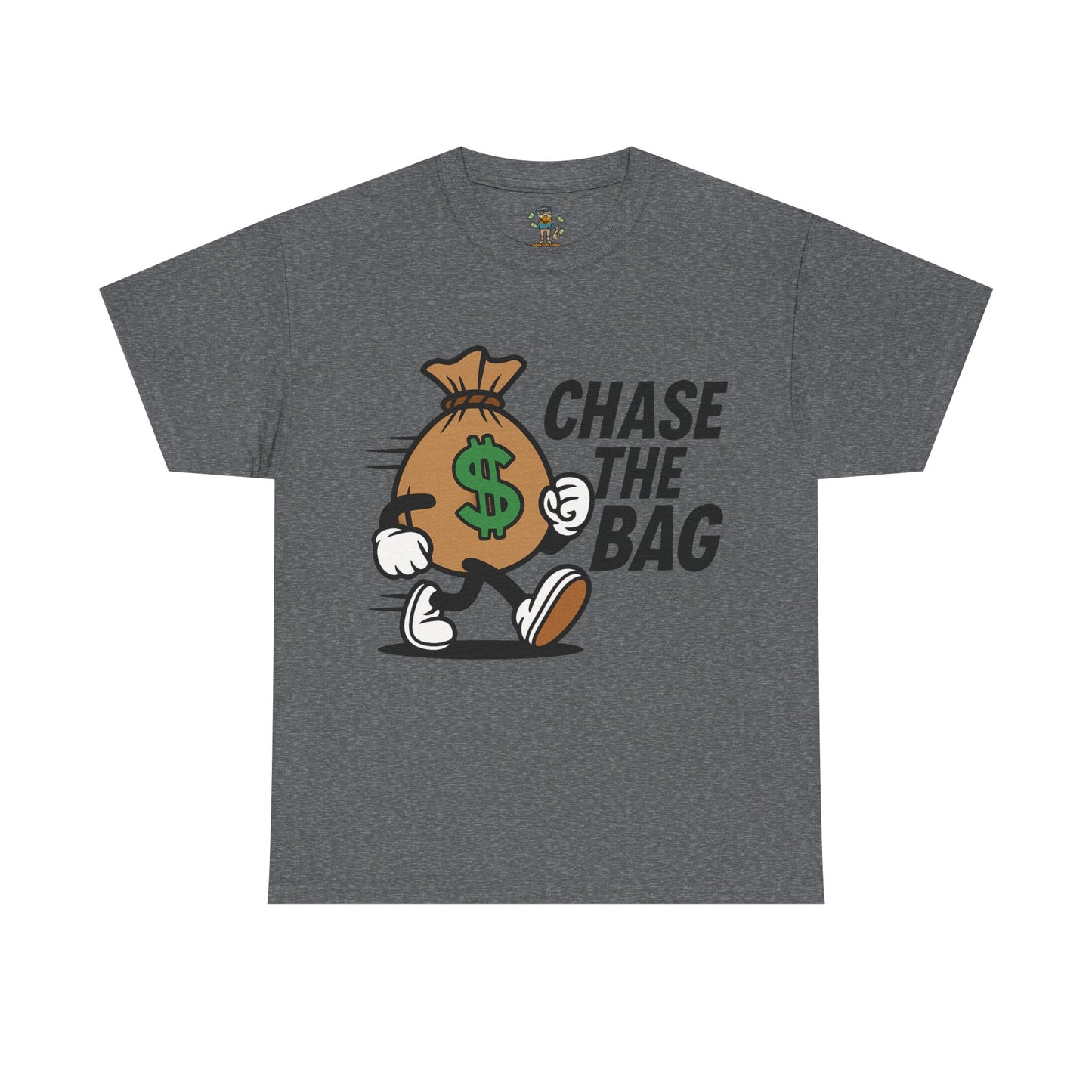 Chase the Bag T-Shirt — Funny Money Bag Graphic Tee