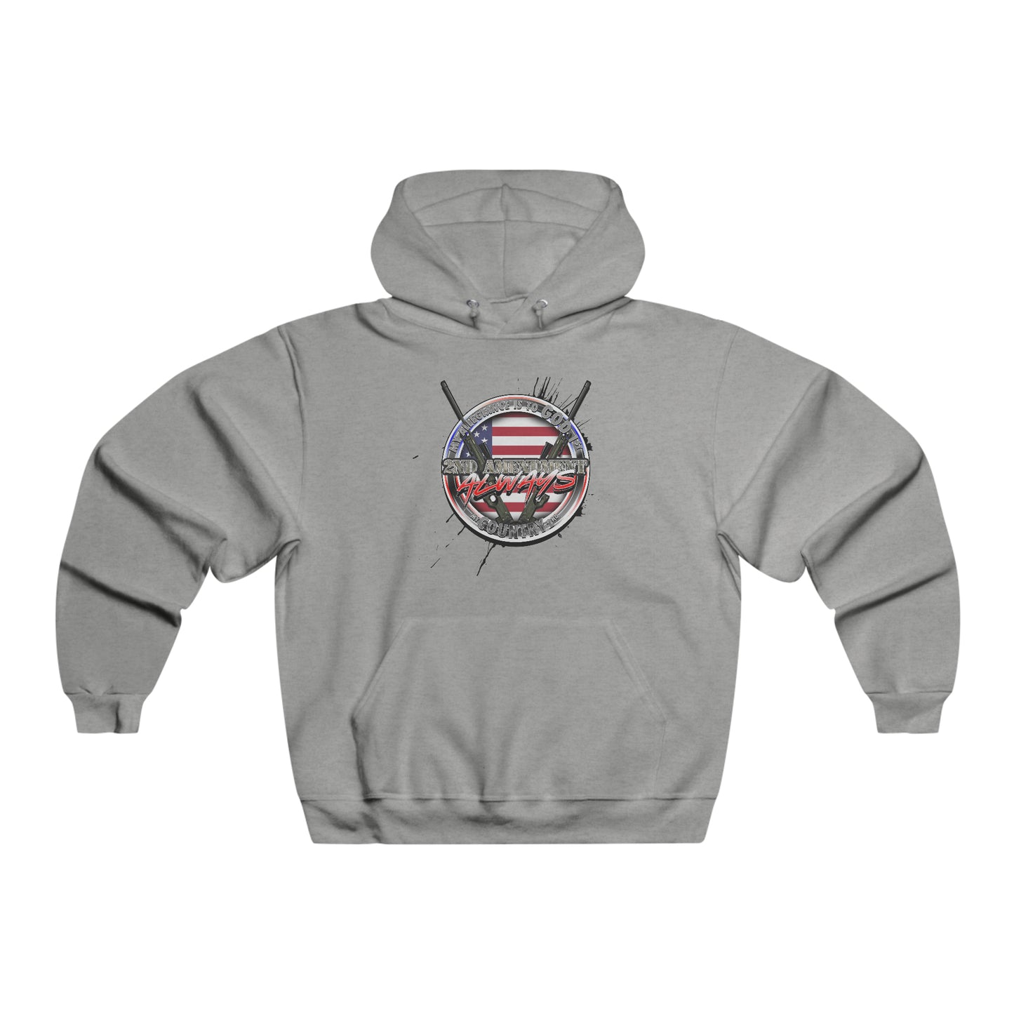 My allegiance is god 1st my country 2nd® Hooded Sweatshirt