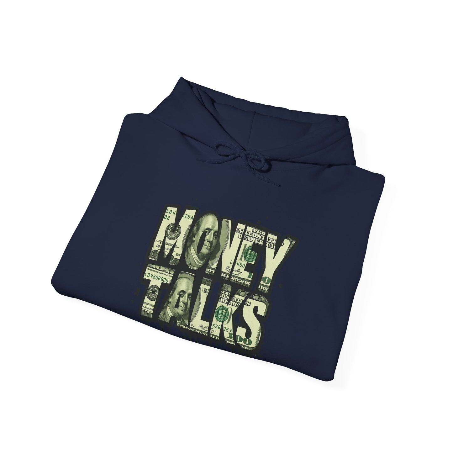 Hoodie — 'Money Talks' Graffiti Streetwear Pullover