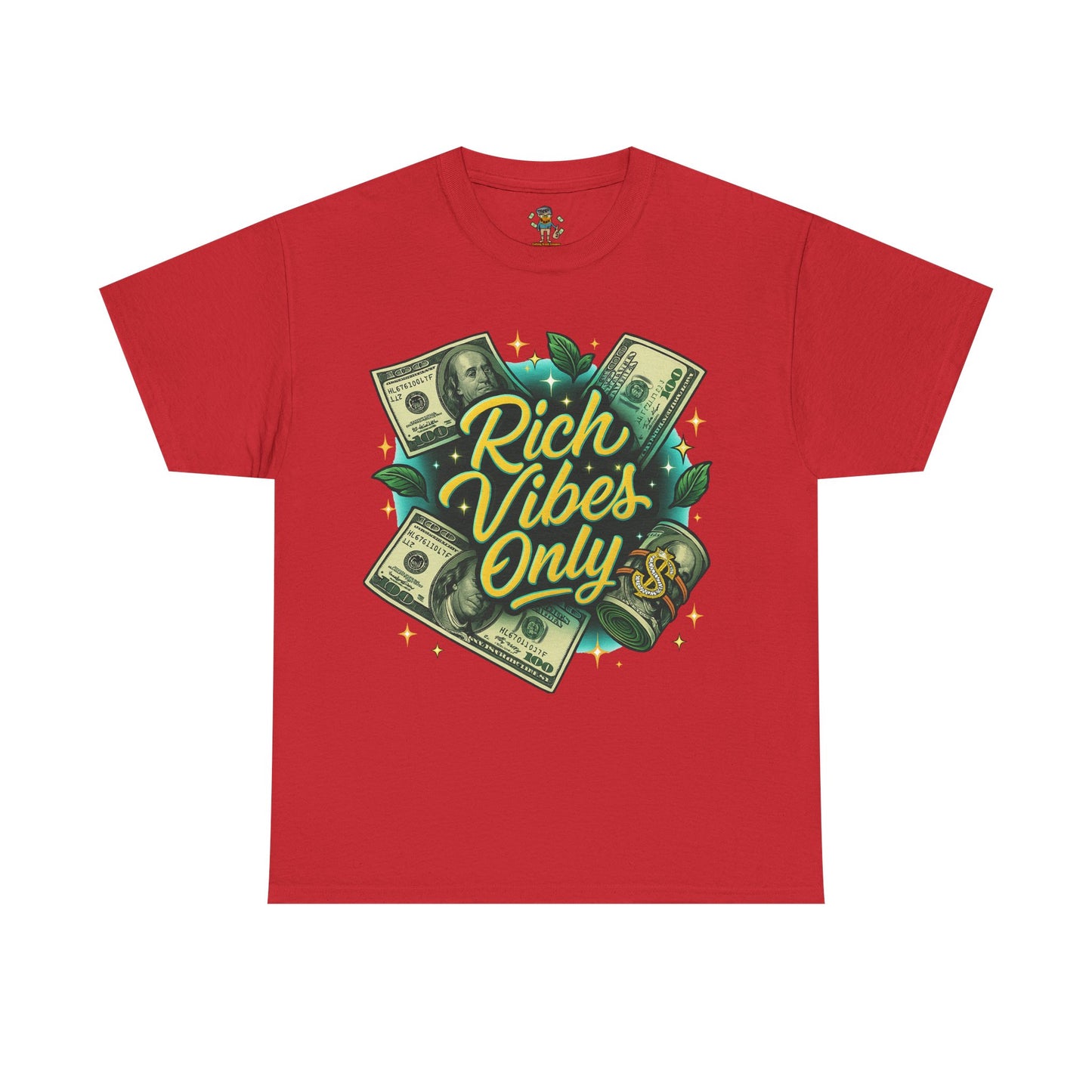 Rich Vibes Only Tee, Motivational Streetwear