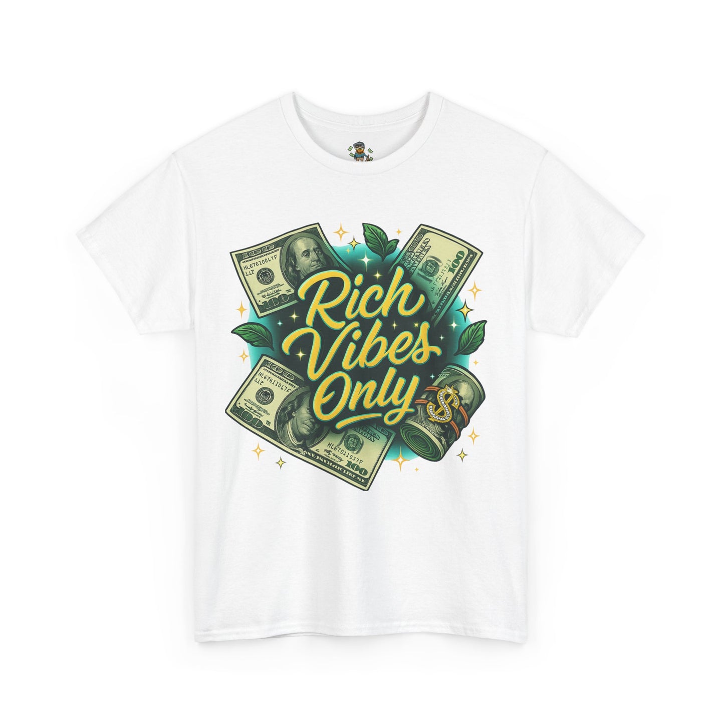 Rich Vibes Only Tee, Motivational Streetwear