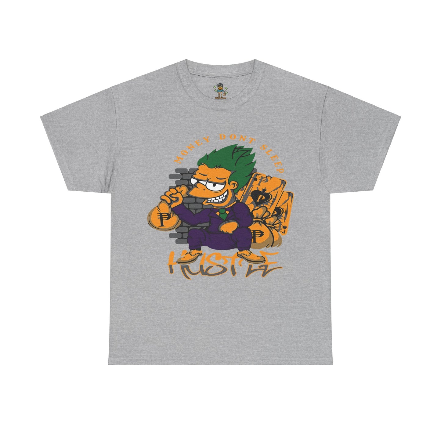 Money Don't Sleep' Graphic Tee for Hustlers