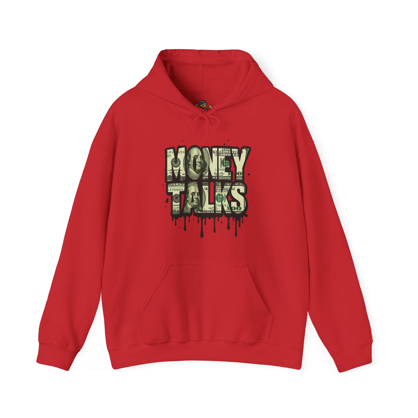 Hoodie — 'Money Talks' Graffiti Streetwear Pullover