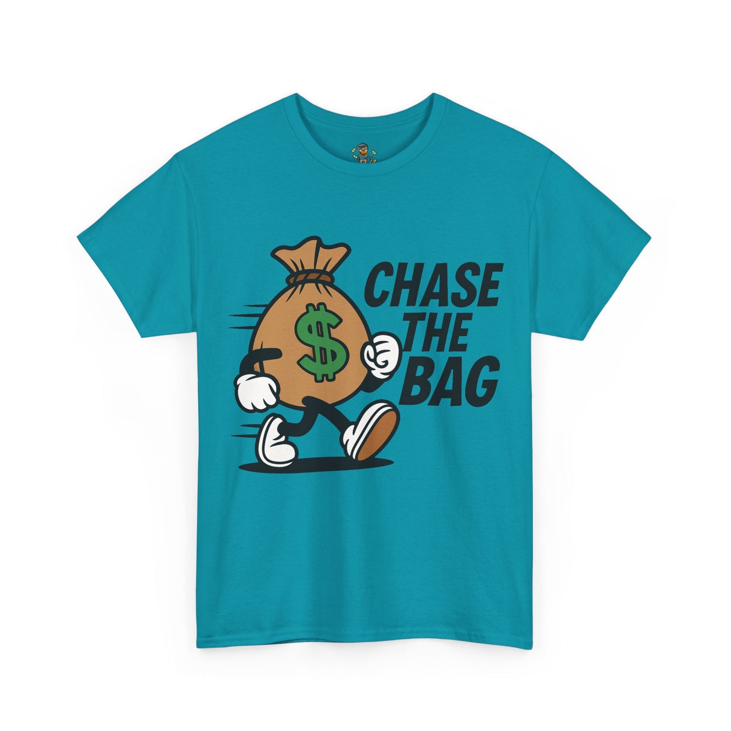 Chase the Bag T-Shirt — Funny Money Bag Graphic Tee