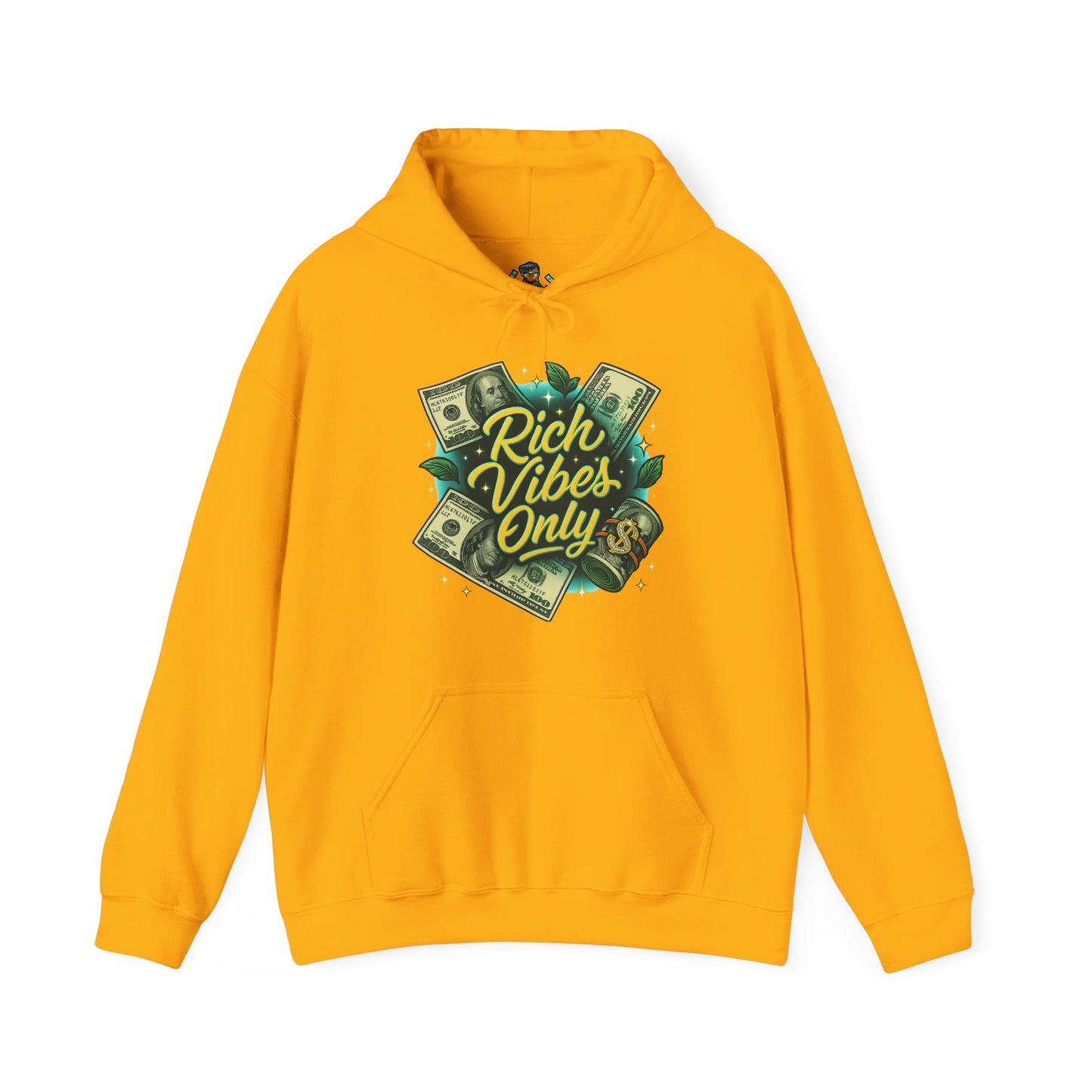 Hoodie - "Rich Vibes Only"