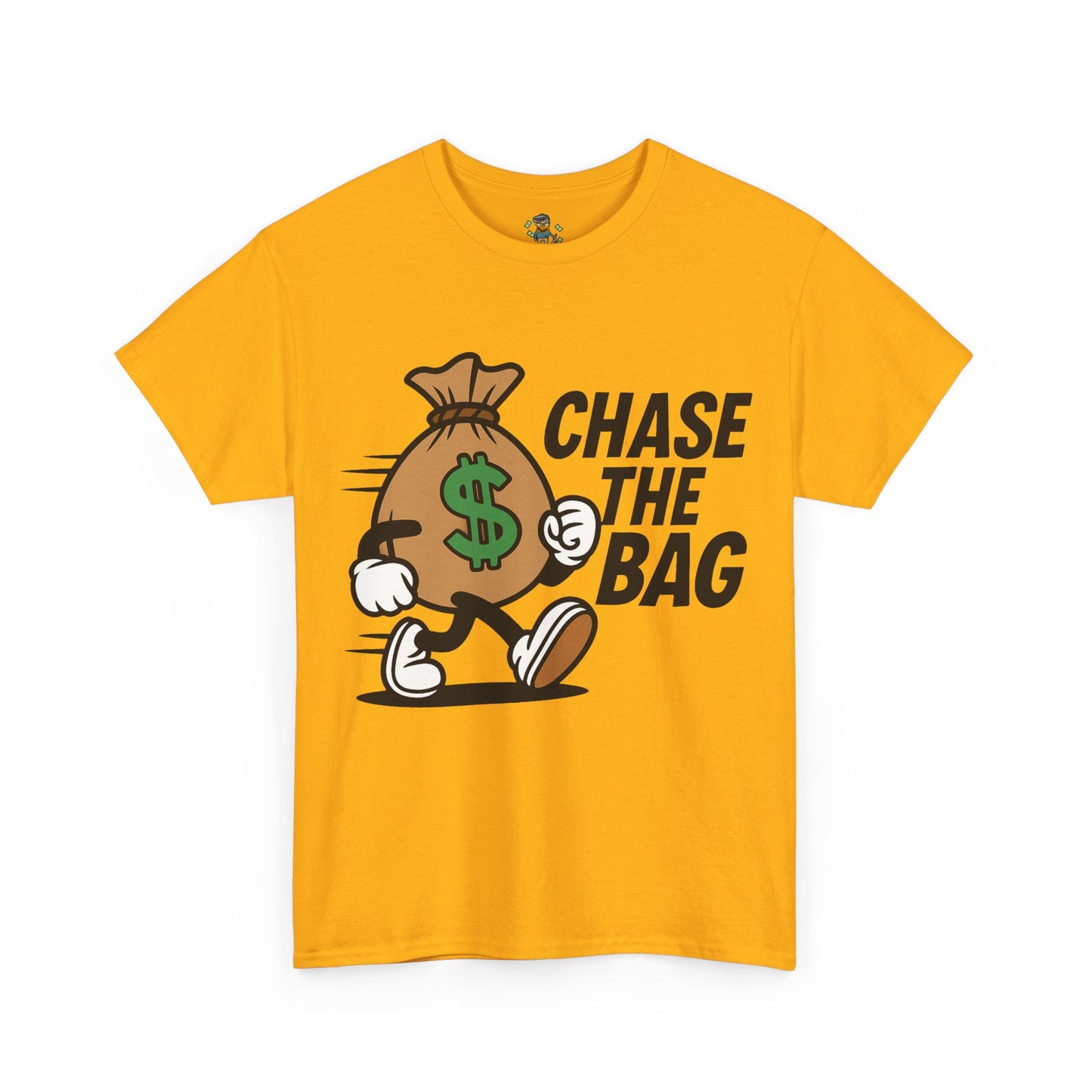 Chase the Bag T-Shirt — Funny Money Bag Graphic Tee