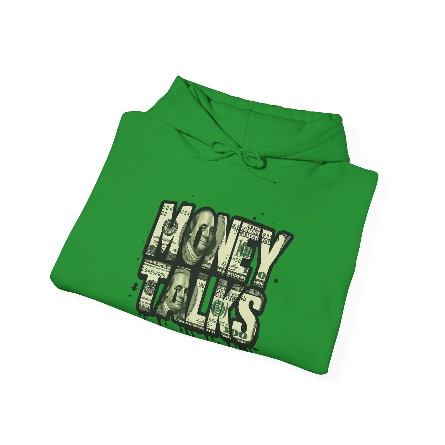 Hoodie — 'Money Talks' Graffiti Streetwear Pullover