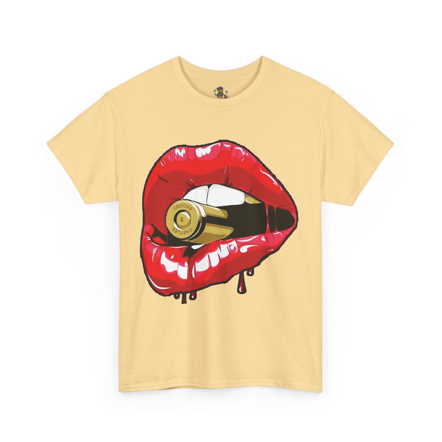 Edgy Lips and Bullet- Streetwear Style