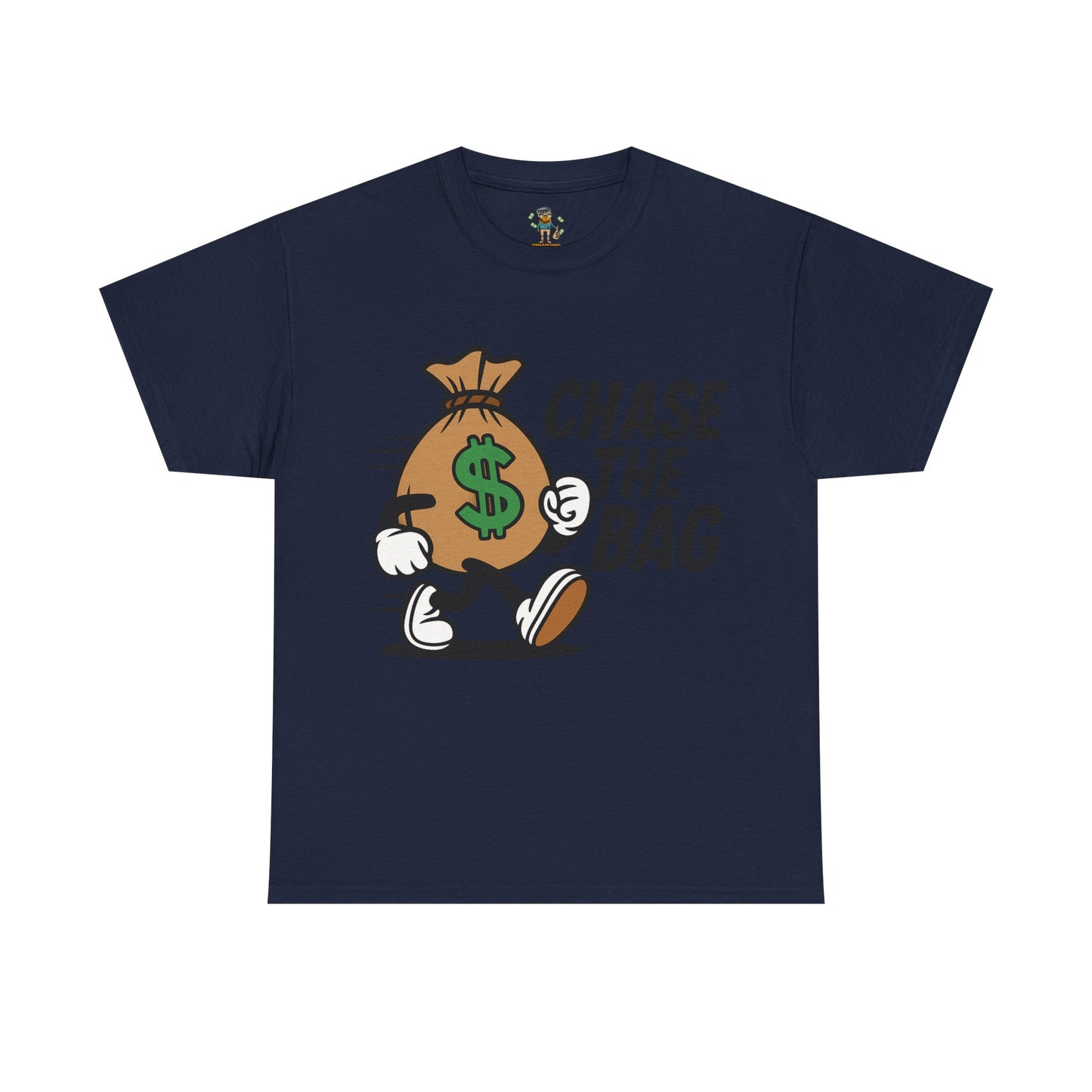 Chase the Bag T-Shirt — Funny Money Bag Graphic Tee