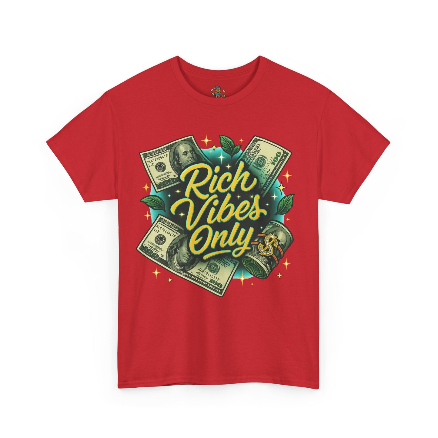 Rich Vibes Only Tee, Motivational Streetwear