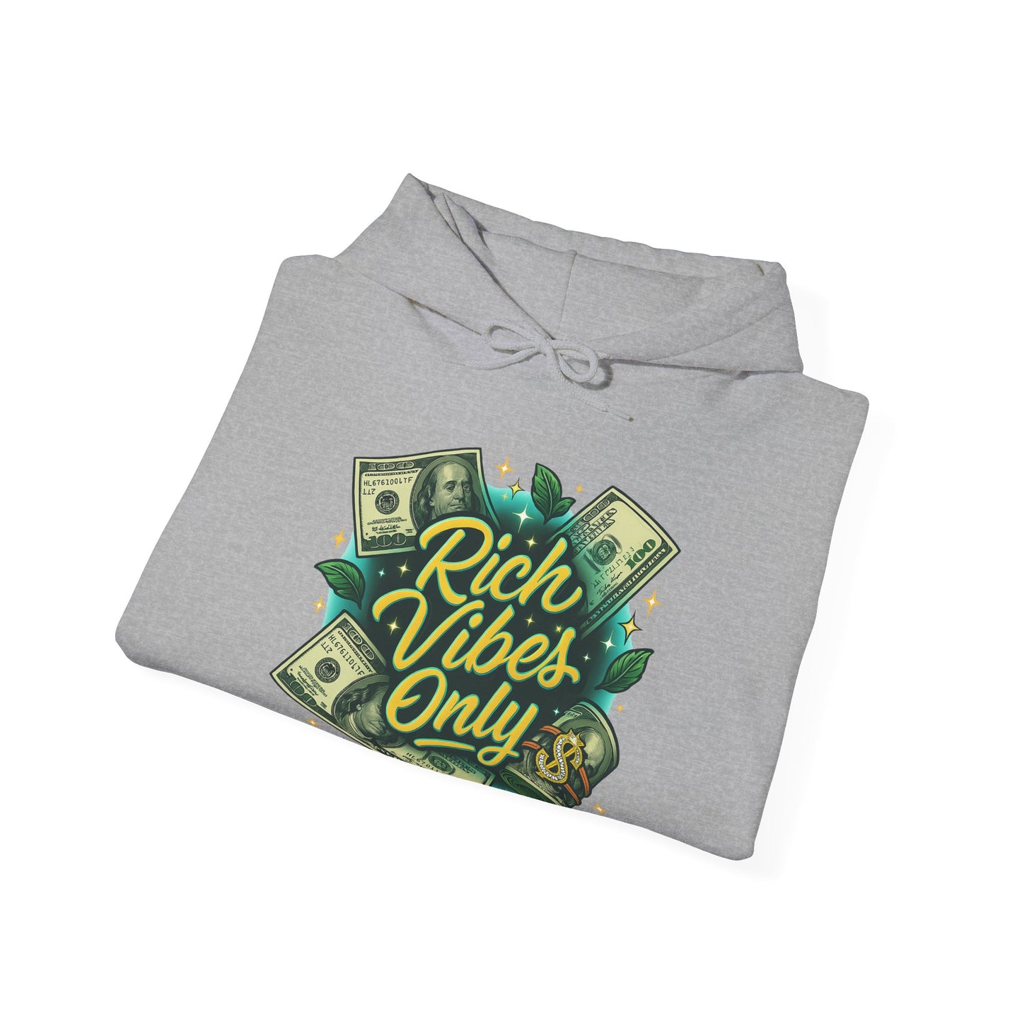 Hoodie - "Rich Vibes Only"