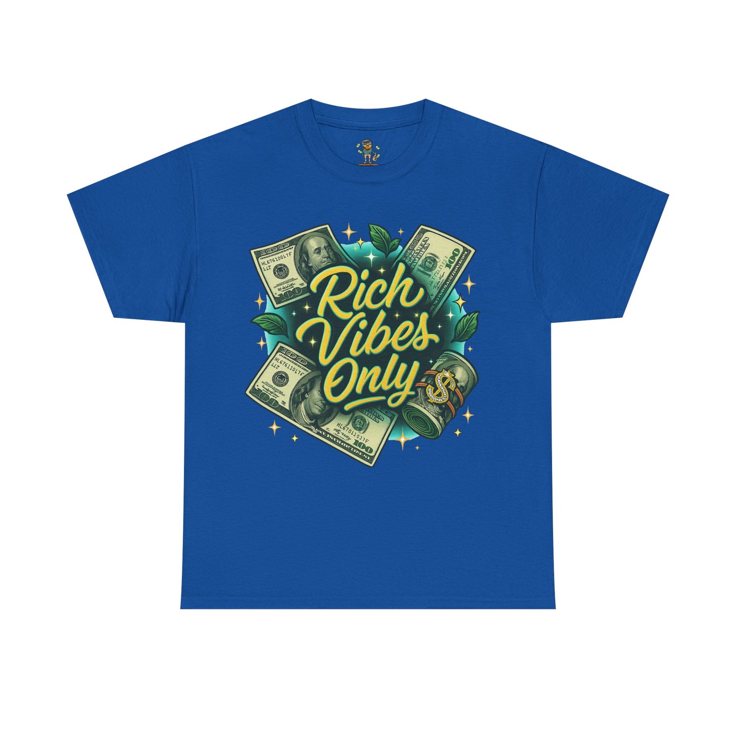 Rich Vibes Only Tee, Motivational Streetwear