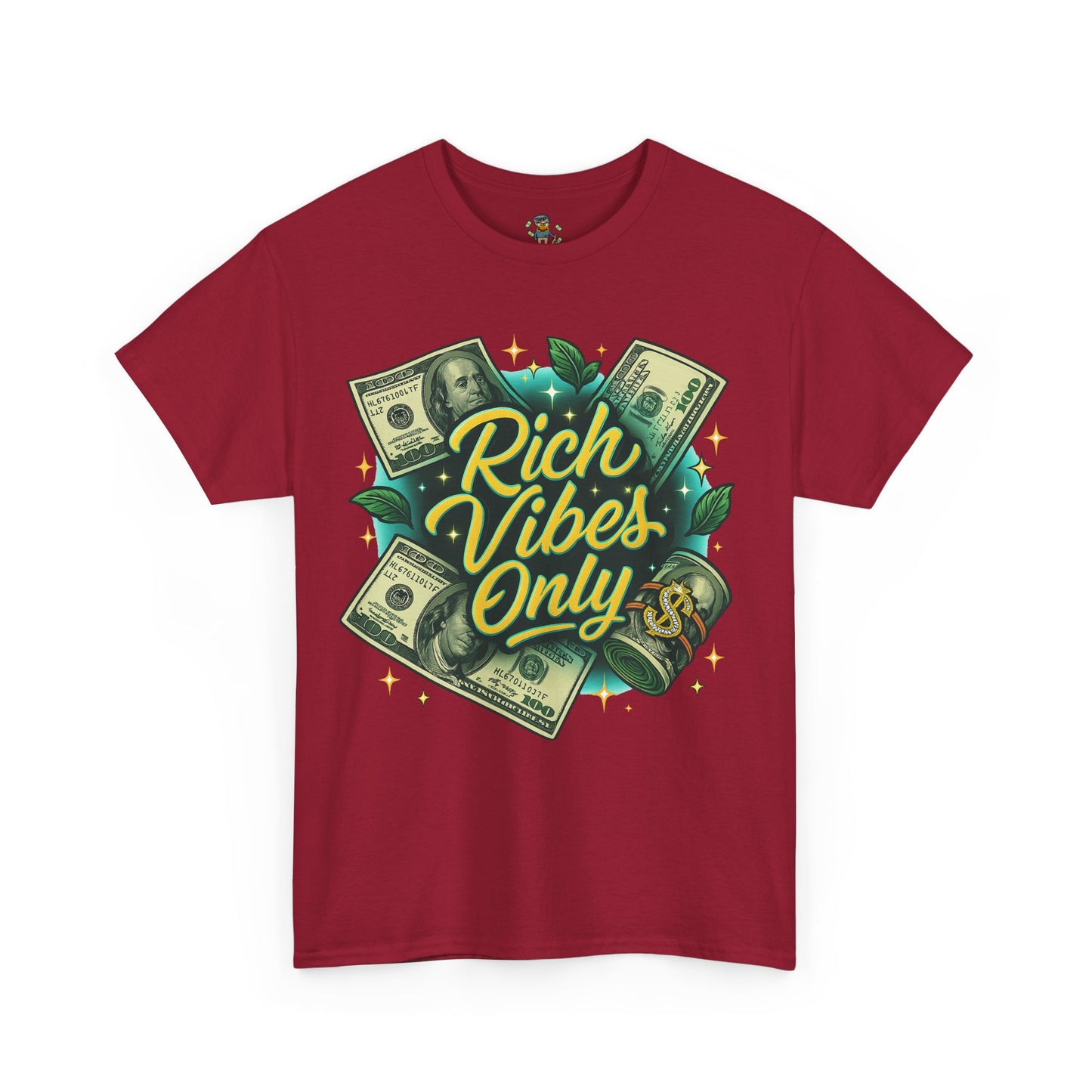 Rich Vibes Only Tee, Motivational Streetwear