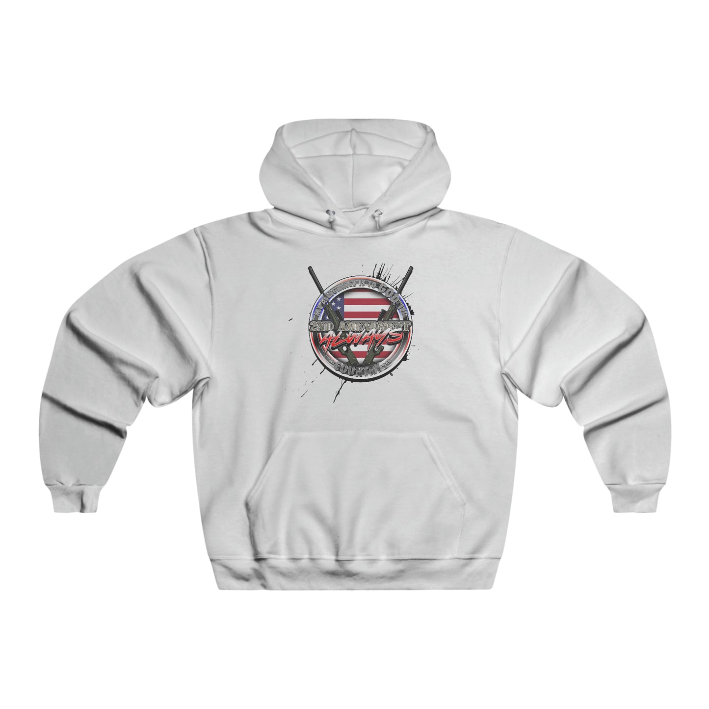 My allegiance is god 1st my country 2nd® Hooded Sweatshirt