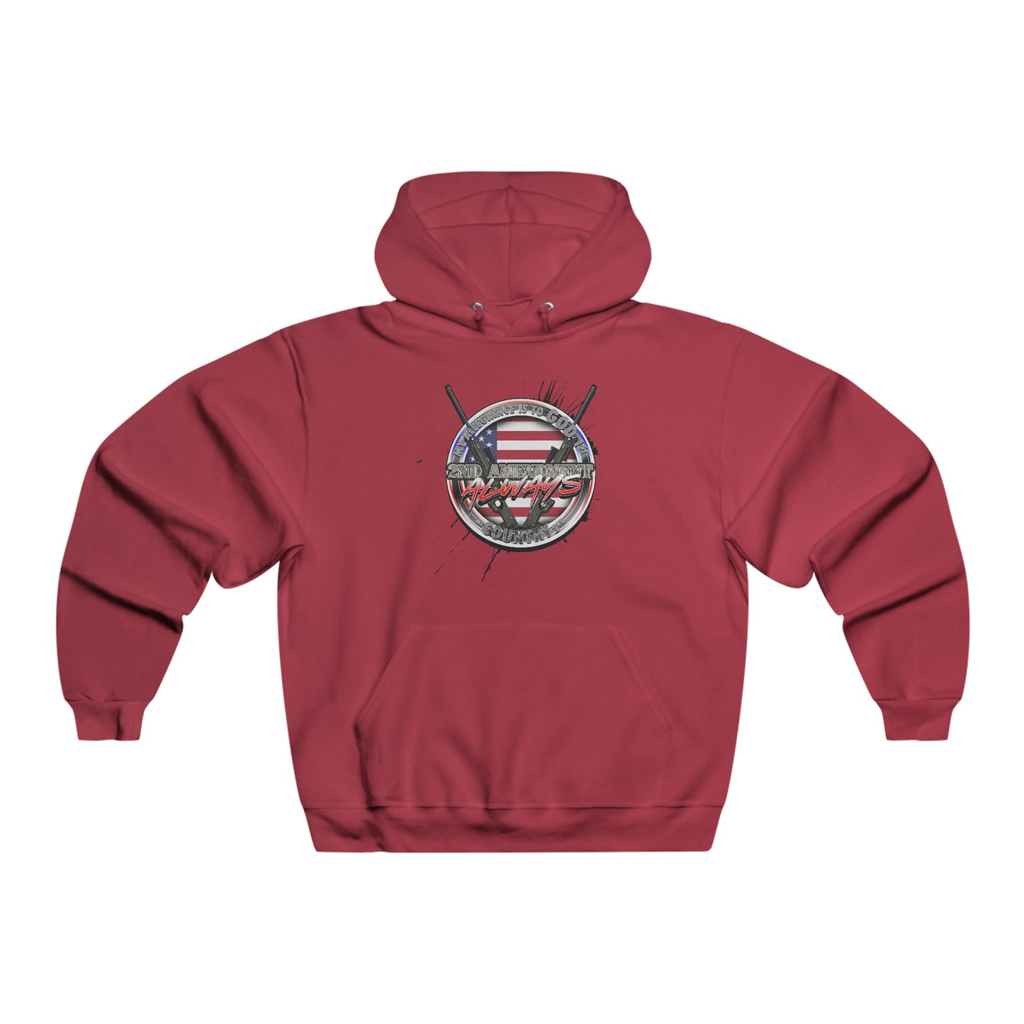 My allegiance is god 1st my country 2nd® Hooded Sweatshirt
