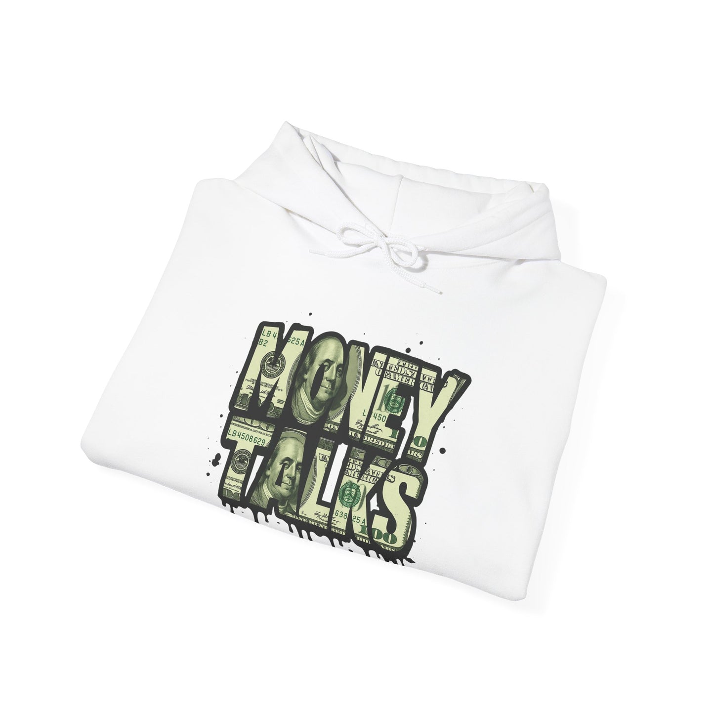 Hoodie — 'Money Talks' Graffiti Streetwear Pullover