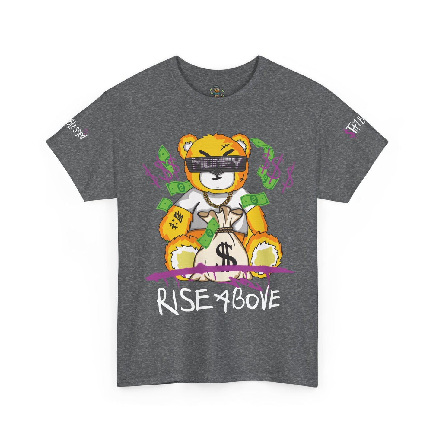 Rise Above Bear Cotton Tee