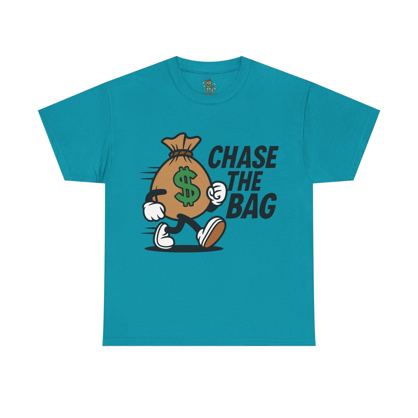 Chase the Bag T-Shirt — Funny Money Bag Graphic Tee