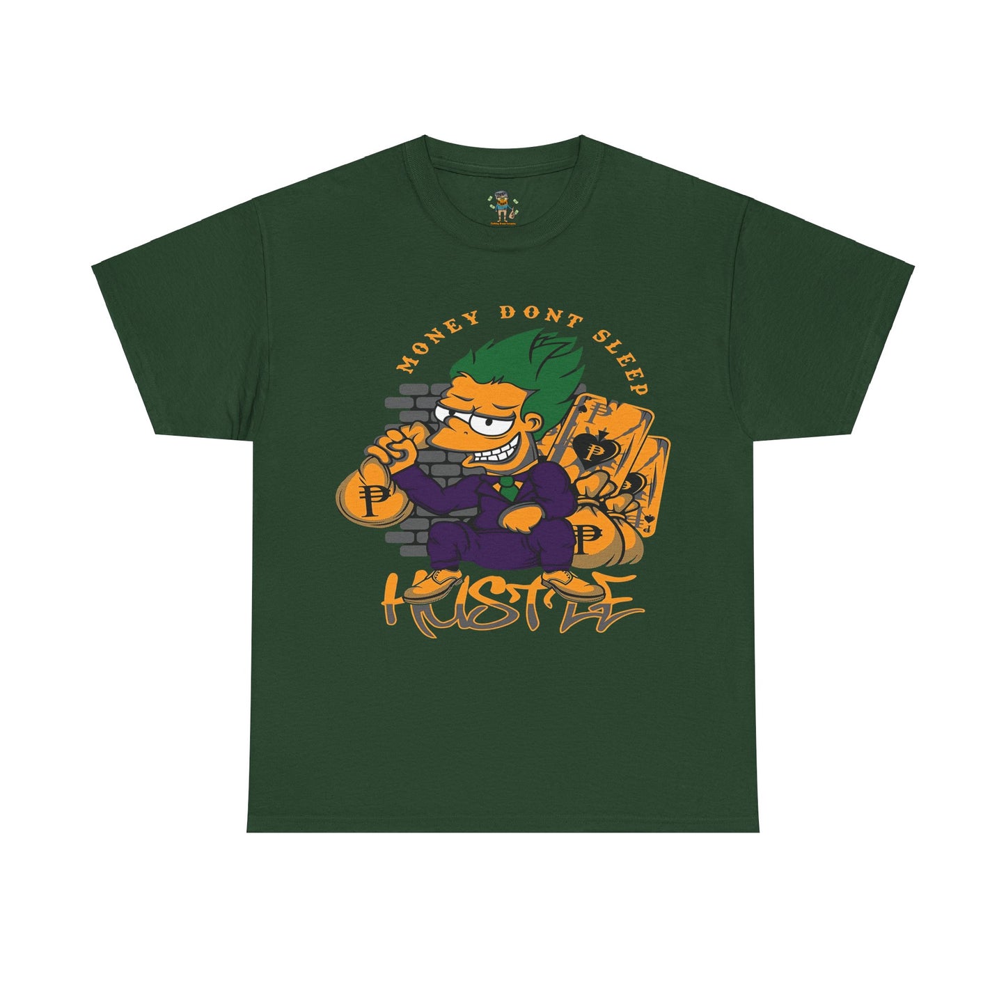 Money Don't Sleep' Graphic Tee for Hustlers