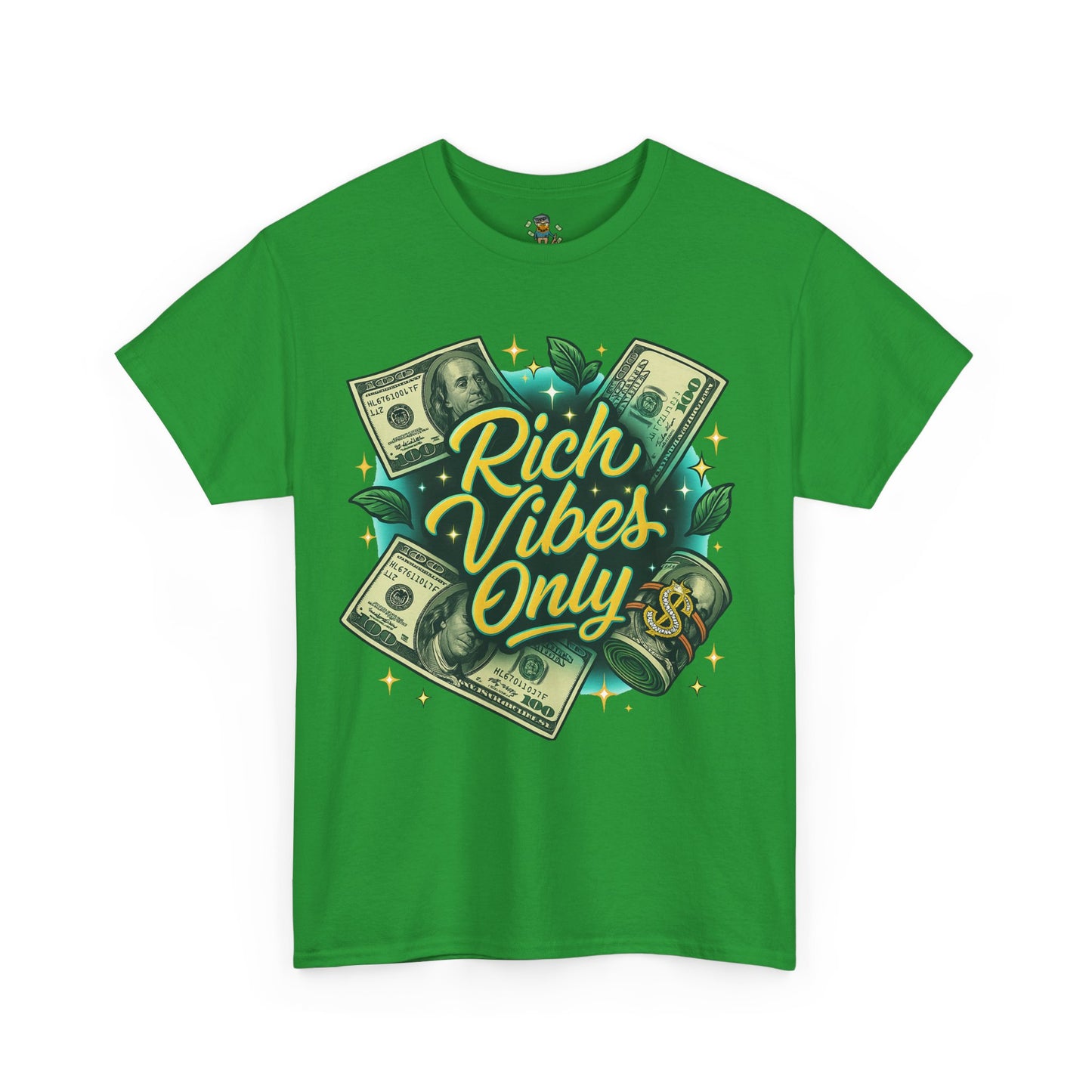 Rich Vibes Only Tee, Motivational Streetwear