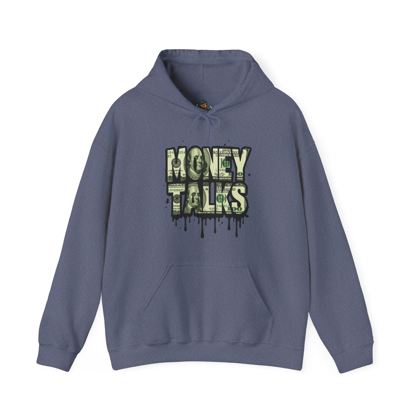 Hoodie — 'Money Talks' Graffiti Streetwear Pullover