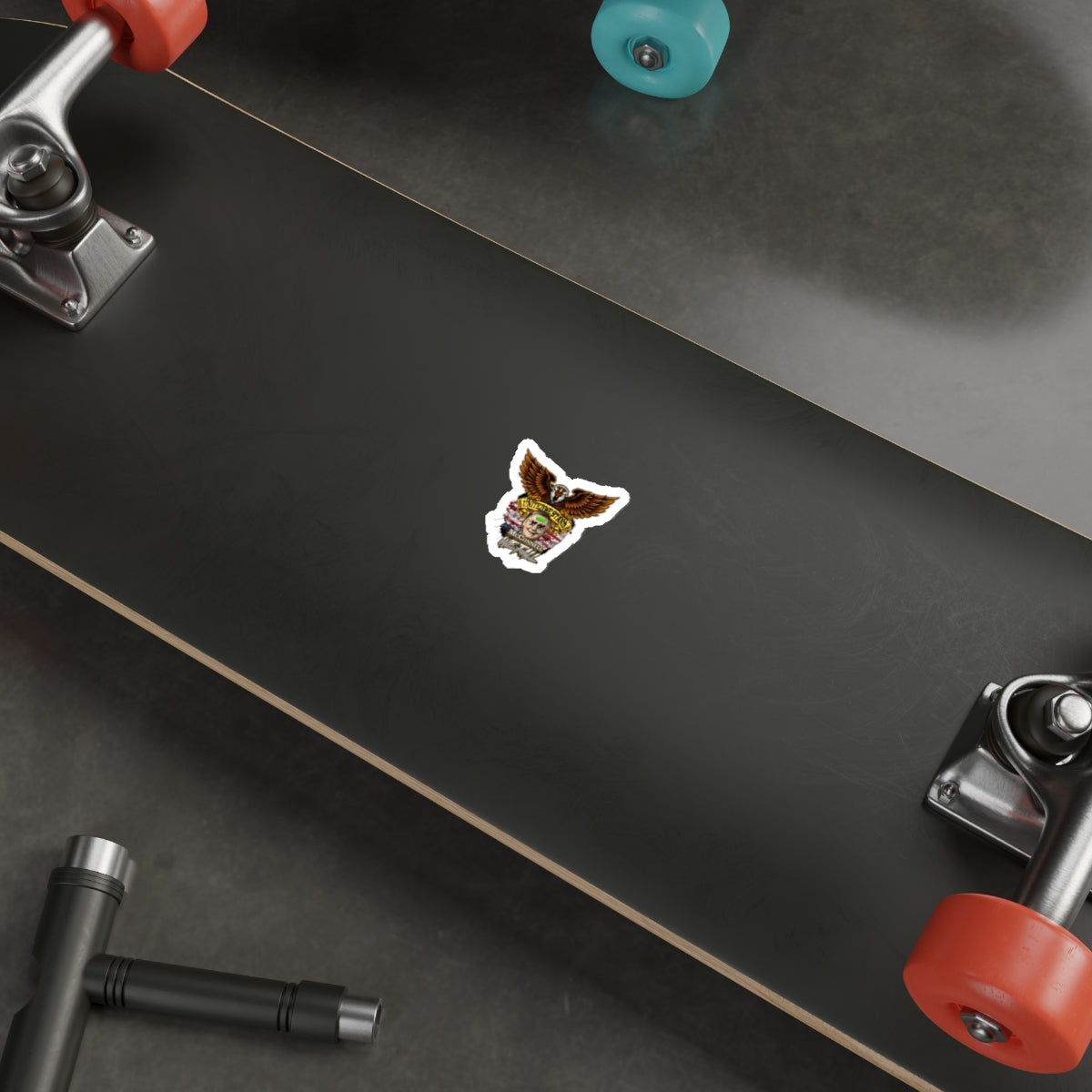 McConnel we fall Die-Cut Stickers