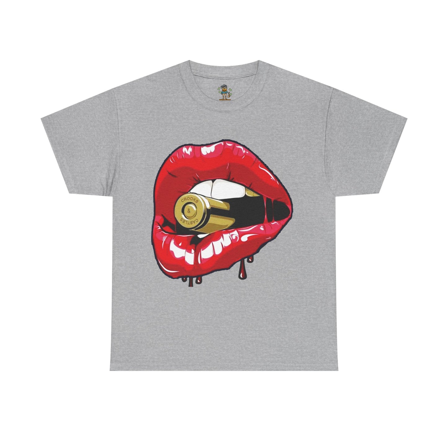 Edgy Lips and Bullet- Streetwear Style