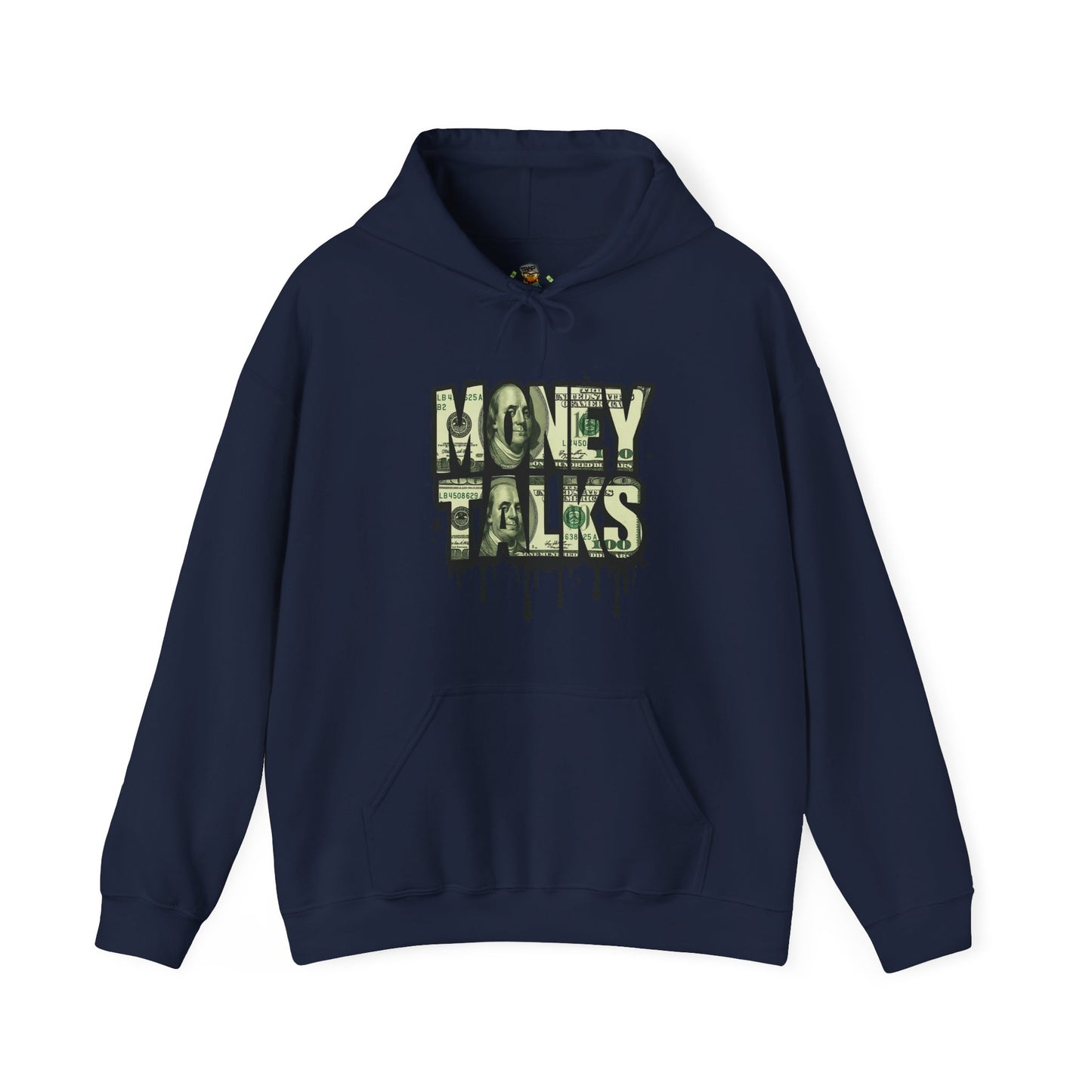 Hoodie — 'Money Talks' Graffiti Streetwear Pullover
