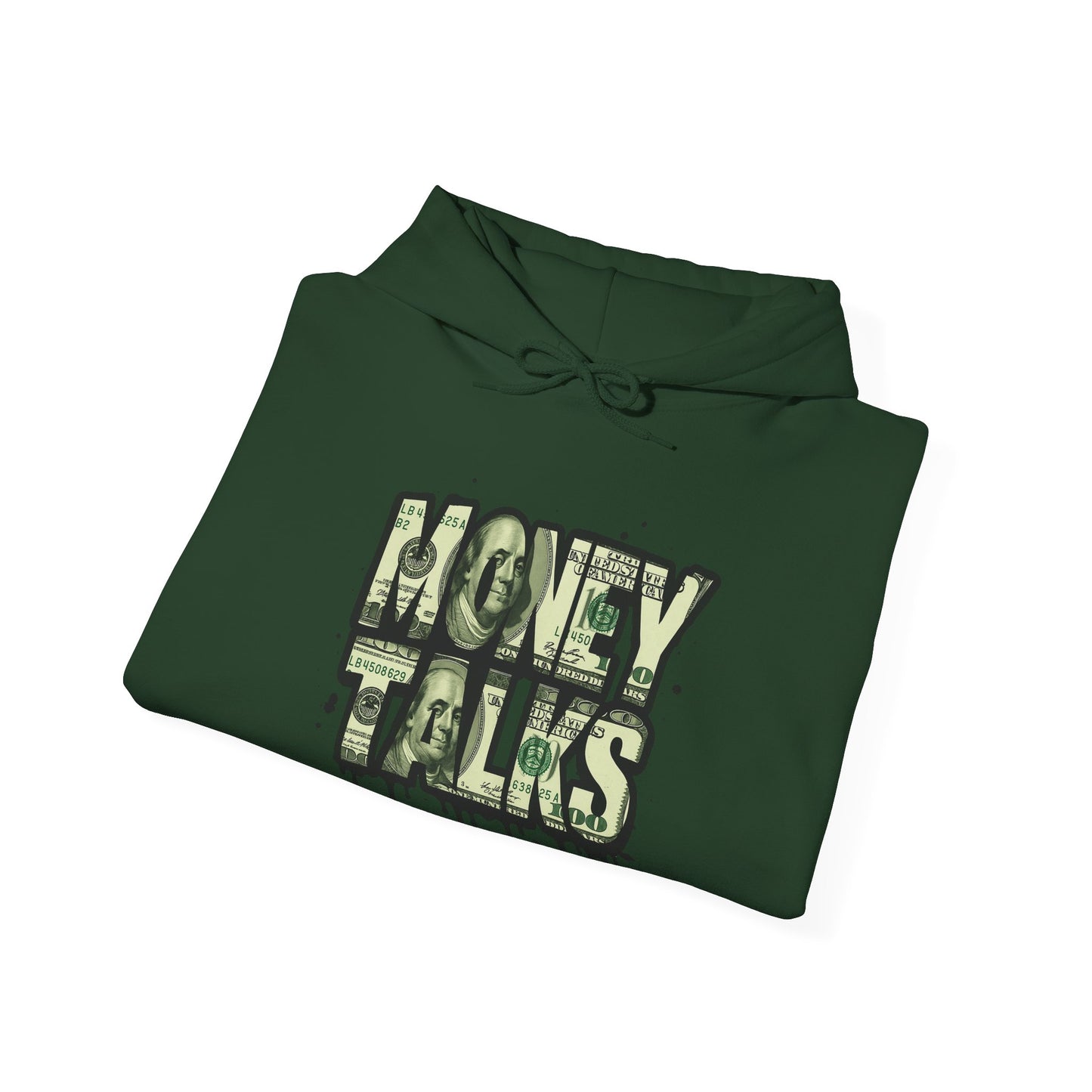 Hoodie — 'Money Talks' Graffiti Streetwear Pullover
