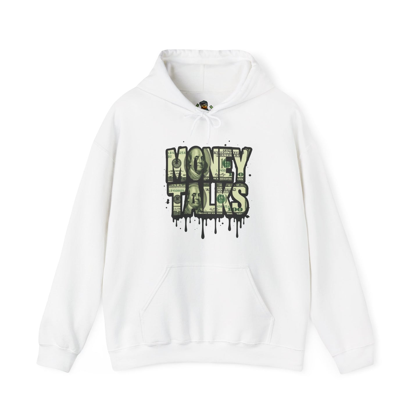 Hoodie — 'Money Talks' Graffiti Streetwear Pullover